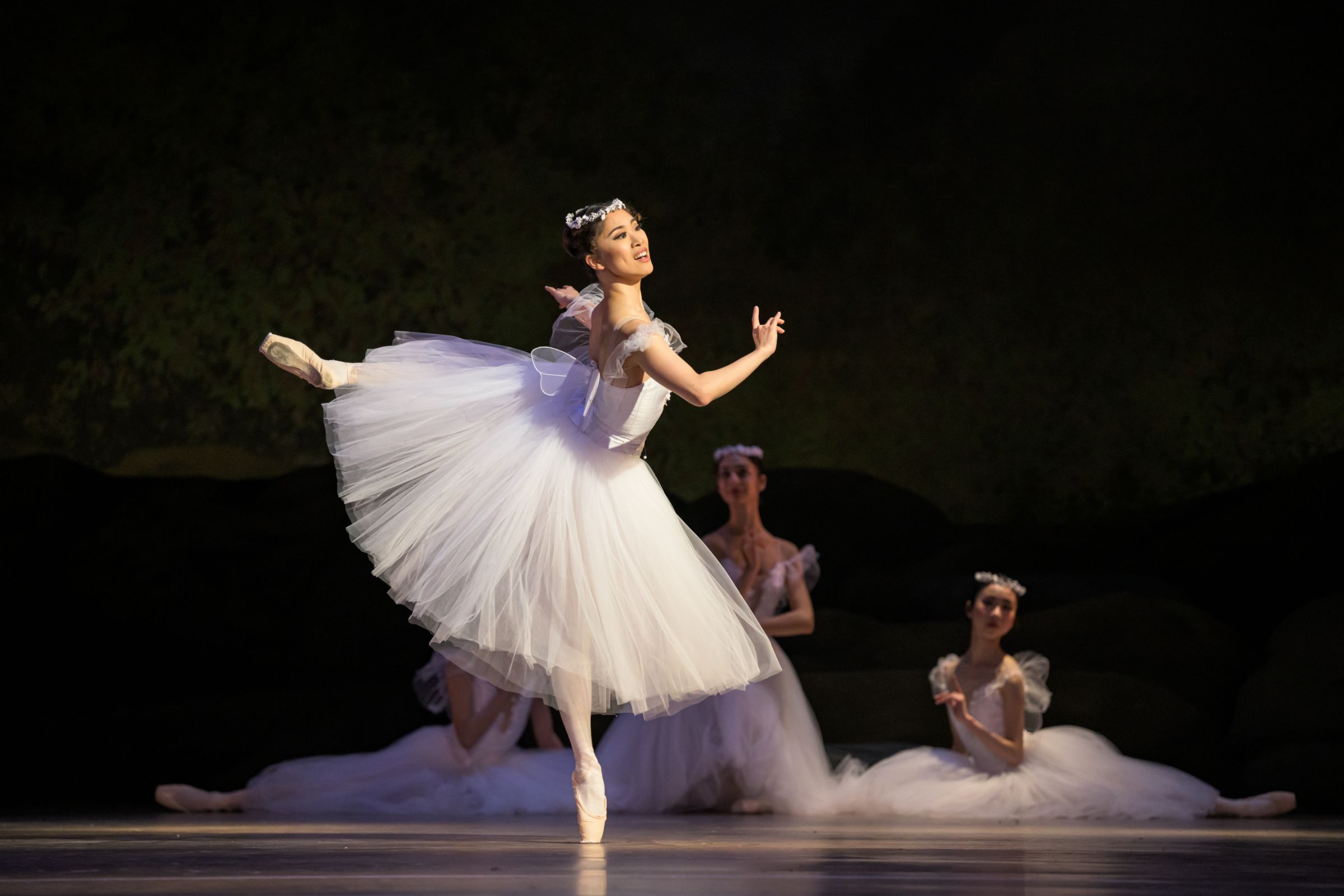 Ayaka Fujii as The Sylph in Johan Kobborg's <i>La Sylphide</i> &copy; Serghei Gherciu