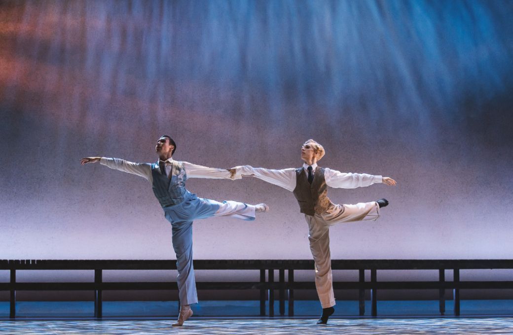 Joseph Taylor and Sean Bates in David Nixon's <i>The Great Gatsby</i> &copy; Emily Nuttall