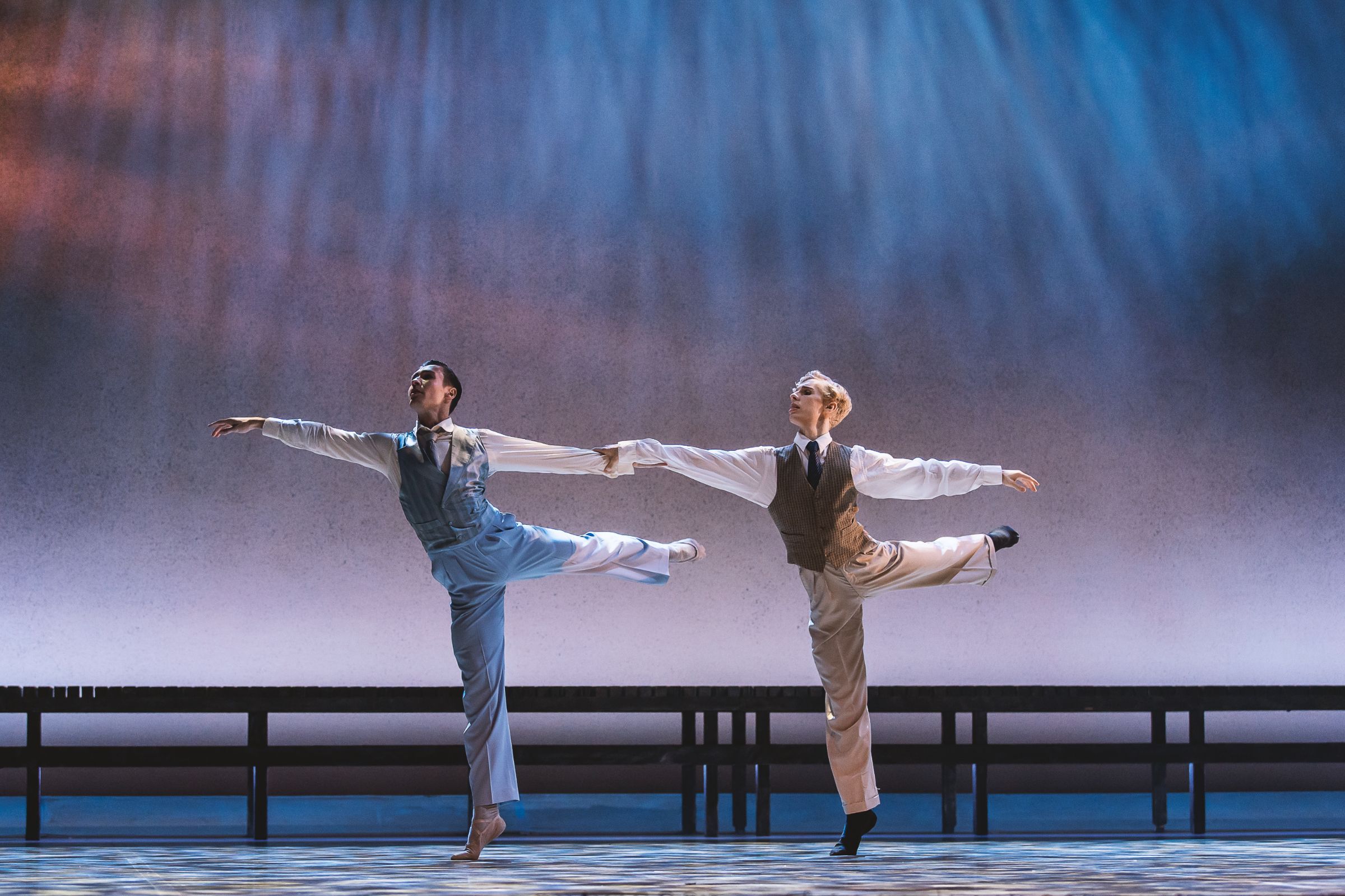 Joseph Taylor and Sean Bates in David Nixon's <i>The Great Gatsby</i> © Emily Nuttall