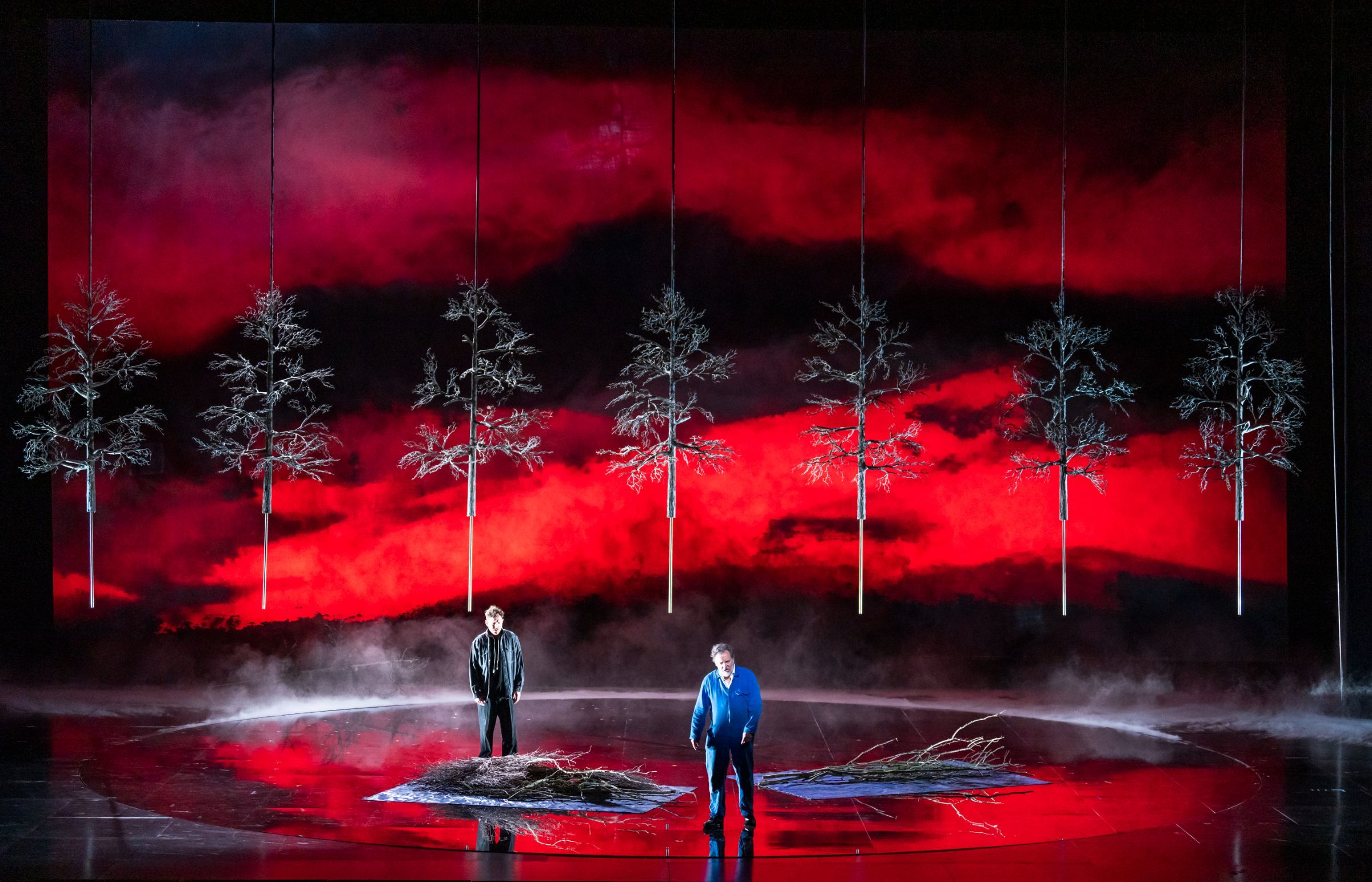 Sam Furness (Andres) and Christian Gerhaher (Wozzeck) &copy; ROH | Tristram Kenton