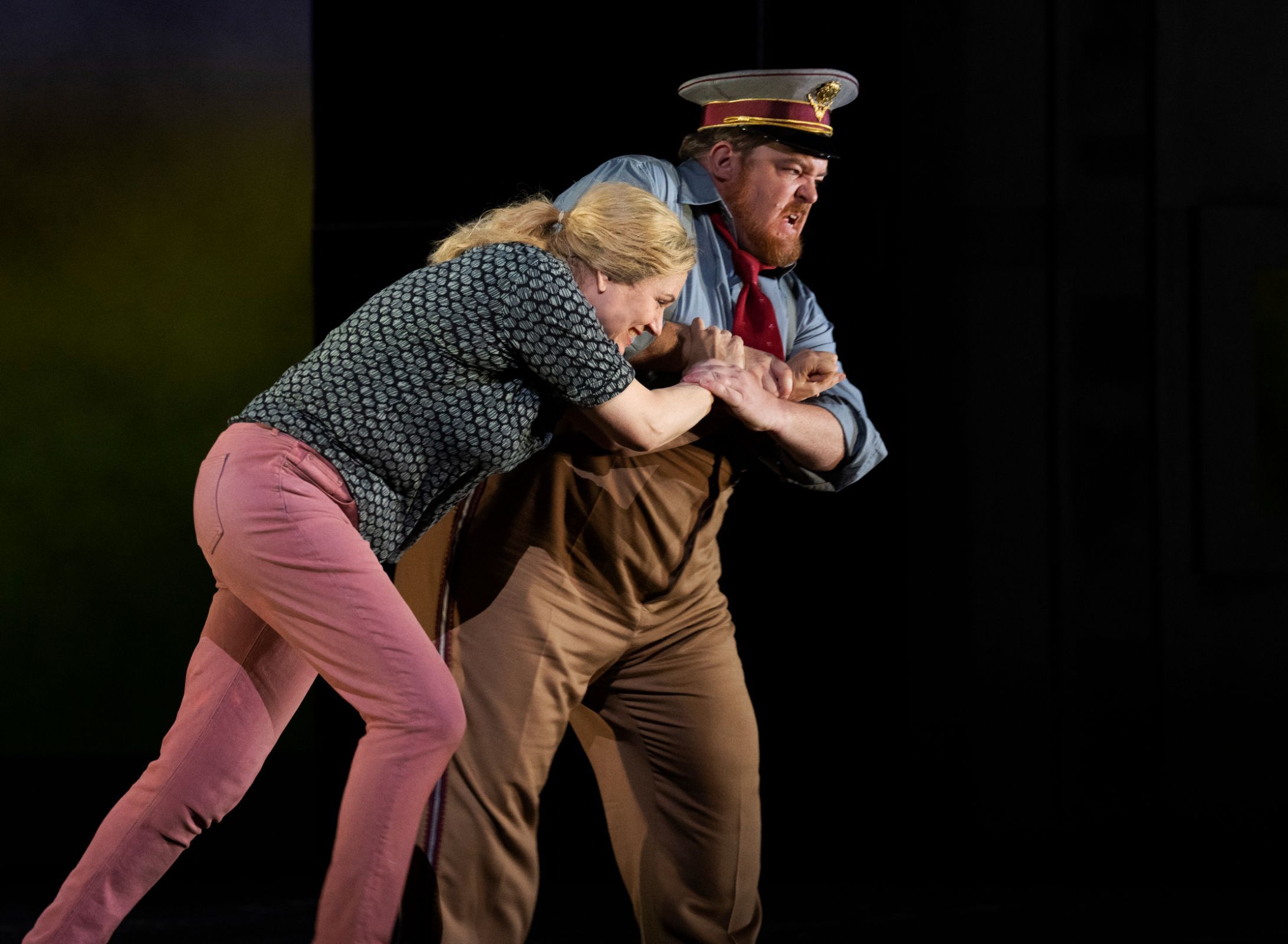 Anja Kampe (Marie) and Clay Hilley (Drum Major) &copy; ROH | Tristram Kenton