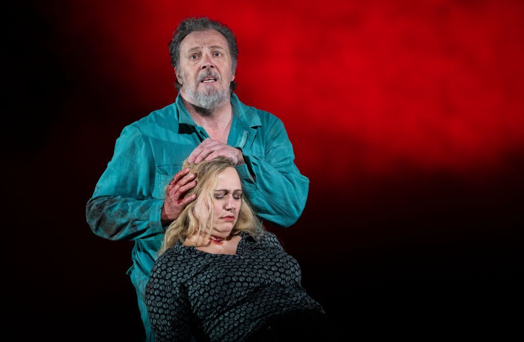 Christian Gerhaher (Wozzeck) and Anja Kampe (Marie) &copy; ROH | Tristram Kenton