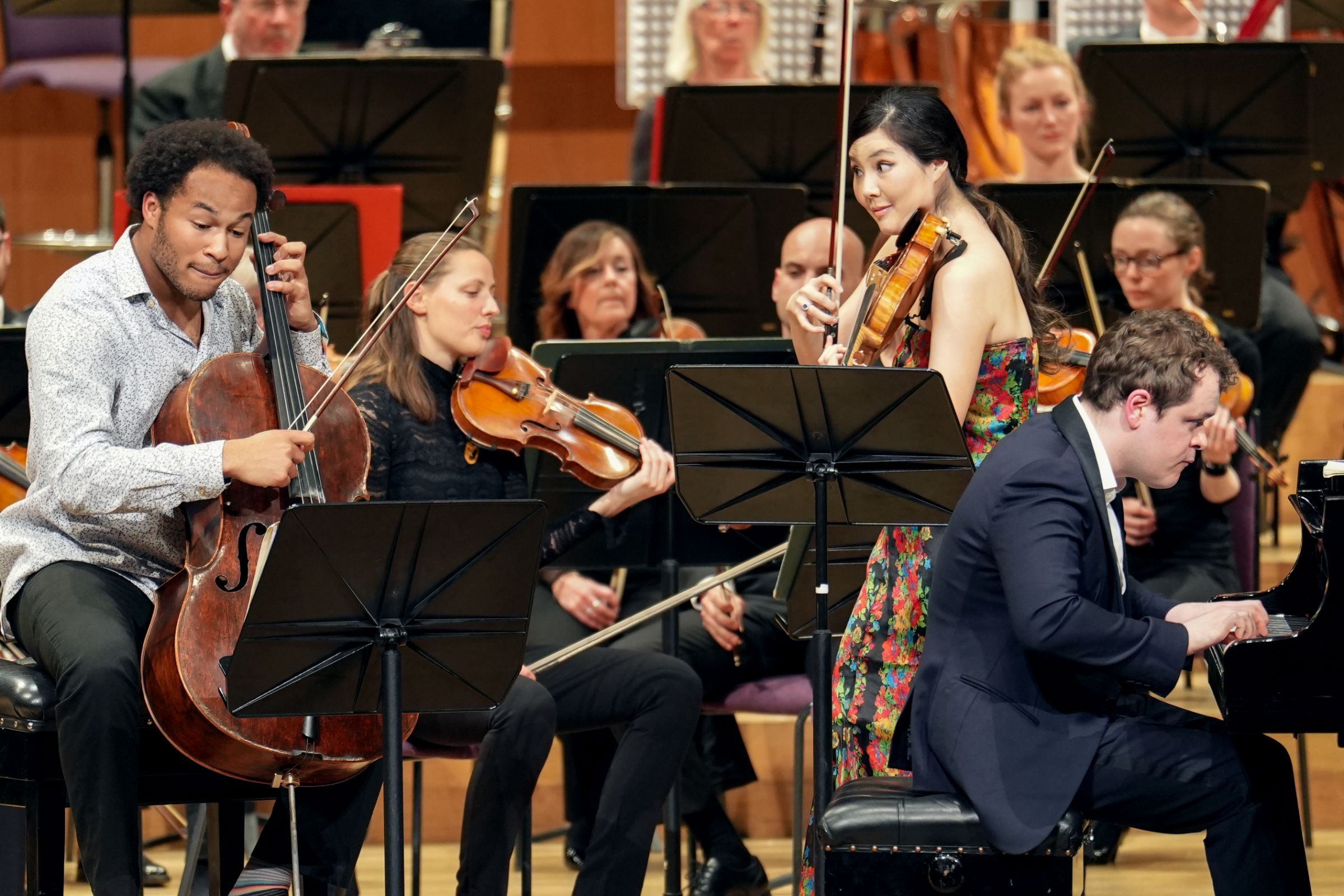 Sheku Kanneh-Mason, Hyeyoon Park and Benjamin Grosvenor © Bill Lam | The Hallé
