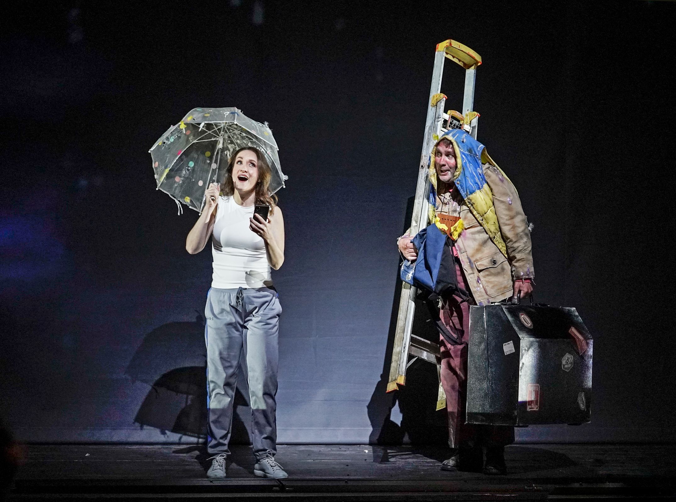 Erin Morley (Pamina) and Thomas Oliemans (Papageno) &copy; Karen Almond | Met Opera