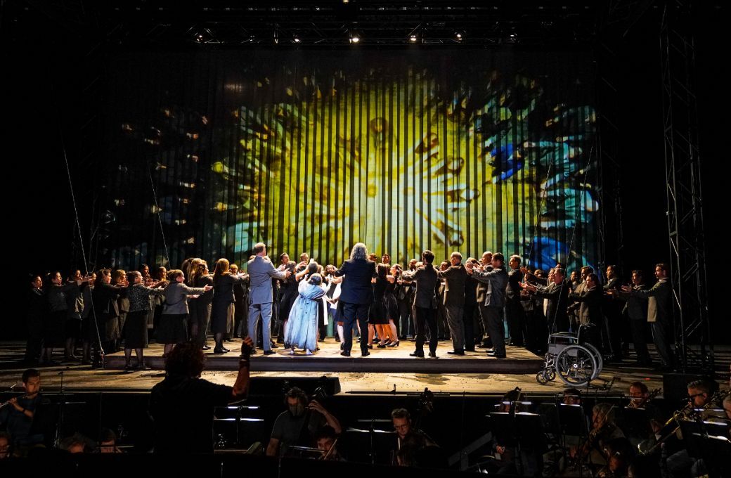 Act 2 finale of Mozart's <i>Die Zauberfl&ouml;te</i> &copy; Karen Almond | Met Opera