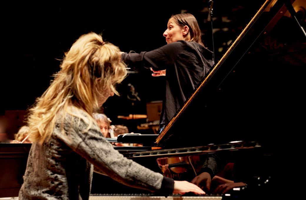 Lise de la Salle et Ariane Matiakh © Sandrine Expilly