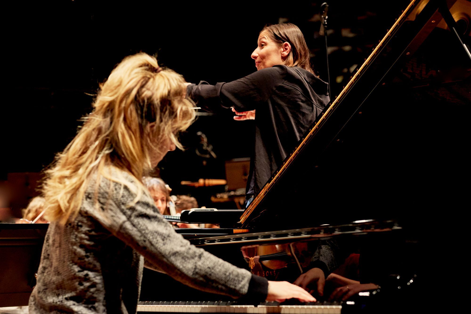 Lise de la Salle et Ariane Matiakh © Sandrine Expilly