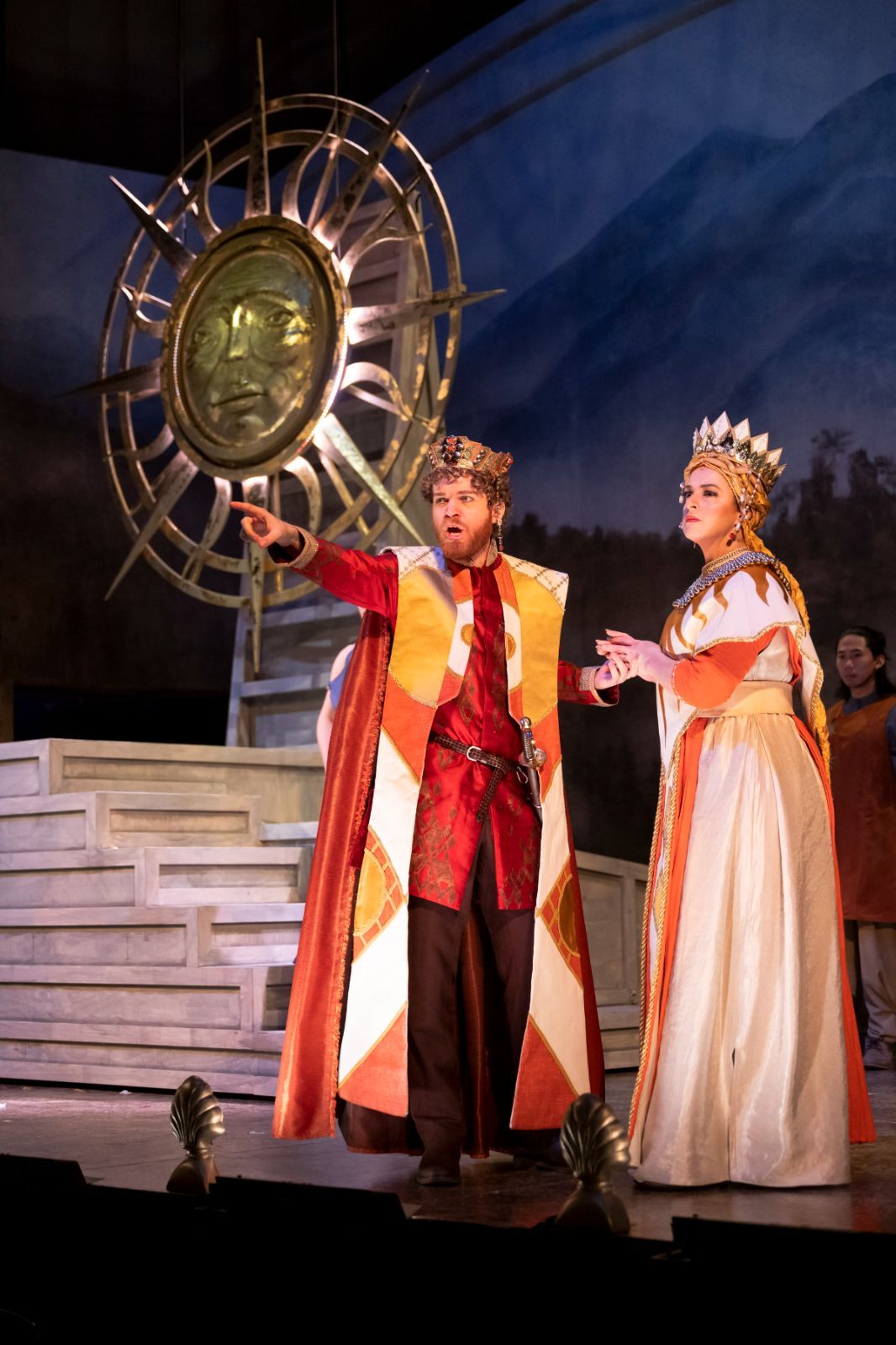 Jacob Lawrence (Emperor) and Madeleine Pierard (Empress) &copy; Cassandra Hannagan
