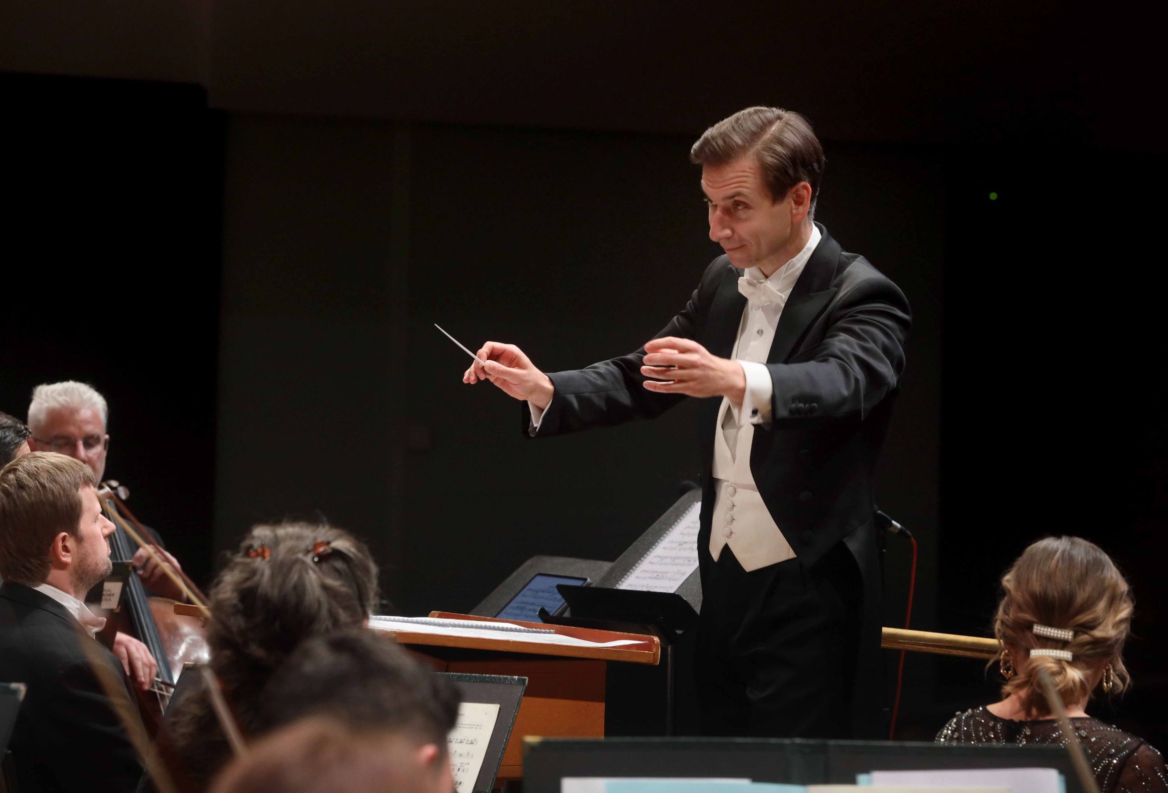 Mihhail Gerts conducts the National Symphony Orchestra &copy; Mark Stedman