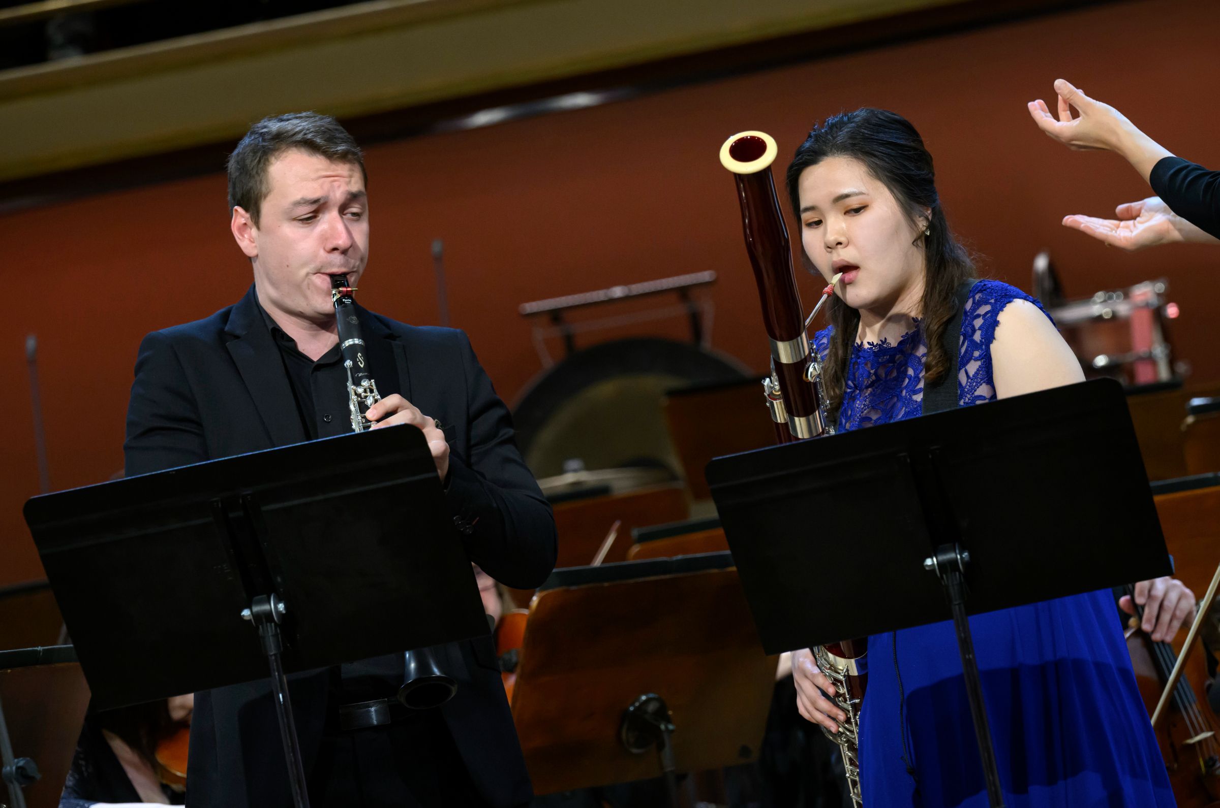 Lilian Lefebvre and Minju Kim &copy; Pražské Jaro | Prague Spring Festival 2023 | Petra Hajská