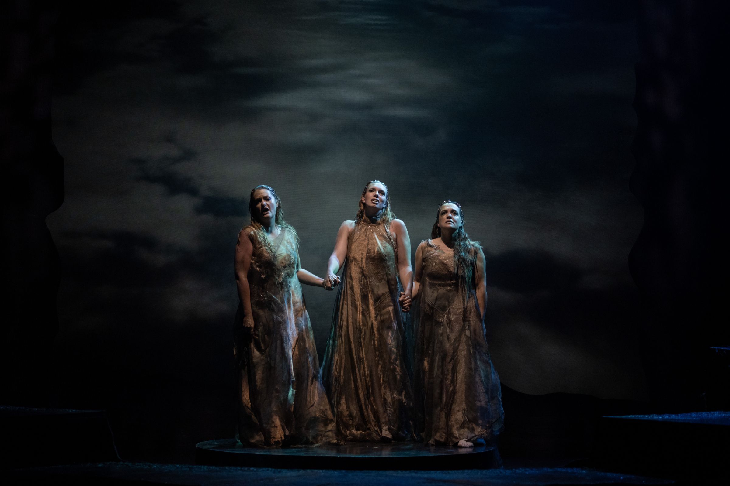 Mari Wyn Williams, Katie Stevenson and Rebecca Afonwy-Jones (Rhinemaidens) © Matthew Williams-Ellis