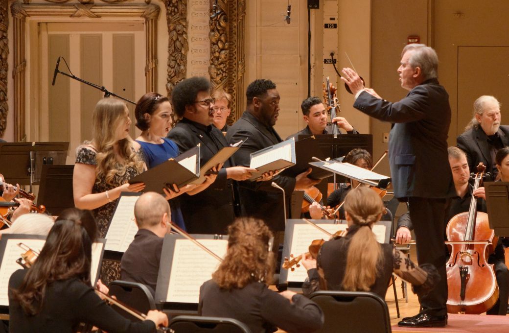 Erica Petrocelli, Kate Lindsay, Joshua Blue, Michael Sumuel and James Conlon © JP Leong
