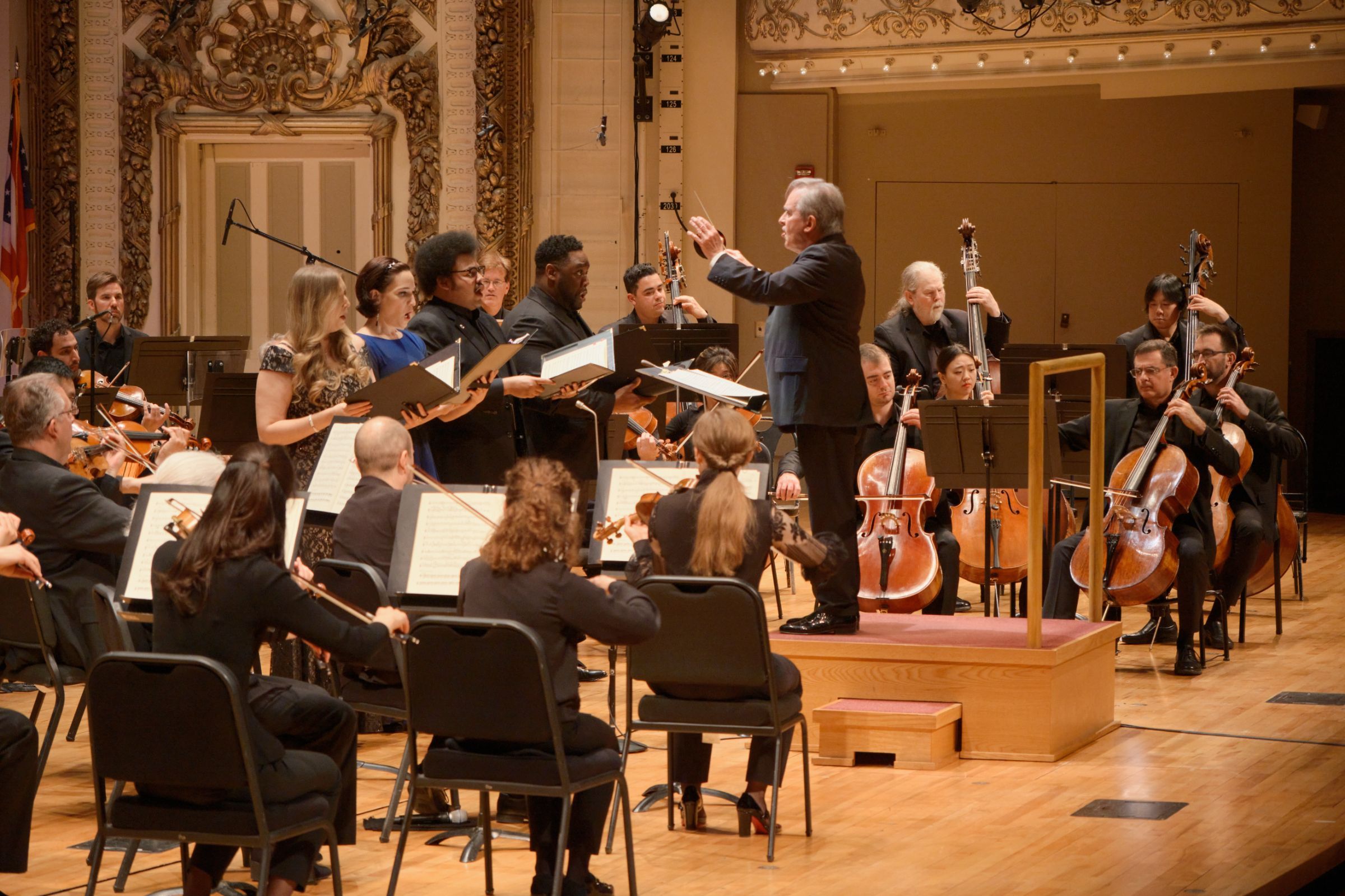Erica Petrocelli, Kate Lindsay, Joshua Blue, Michael Sumuel and James Conlon &copy; JP Leong