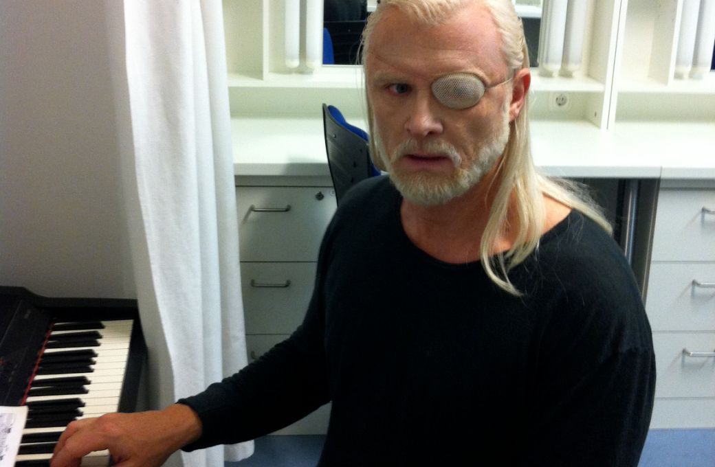 As Wotan, backstage © Bayerische Staatsoper