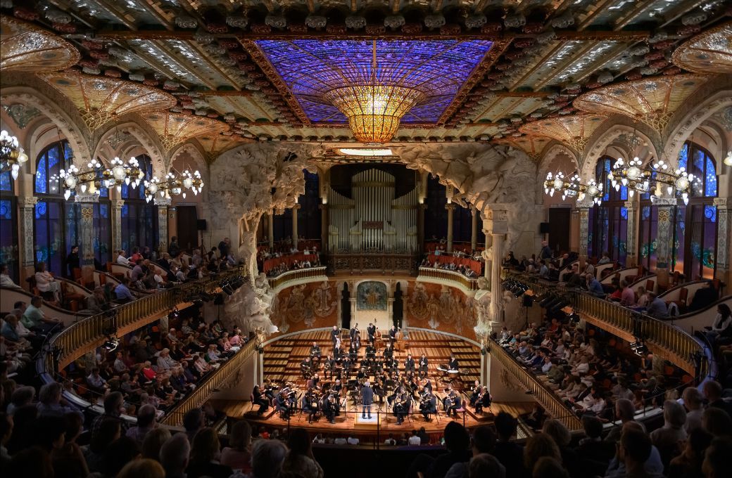 La Orchestre des Champs-Élysées y Philippe Herreweghe en el Palau de la Música © A. Bofill | BCN Clàssics