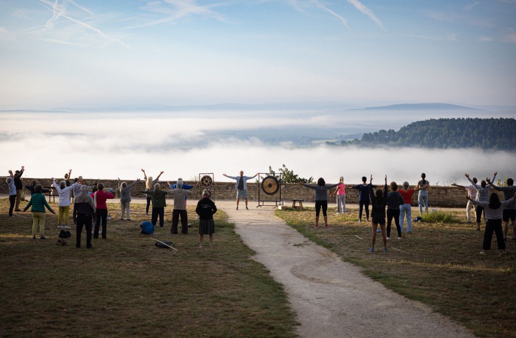 Un atelier matinal aux Rencontres musicales de V&eacute;zelay &copy; Vincent Arbelet