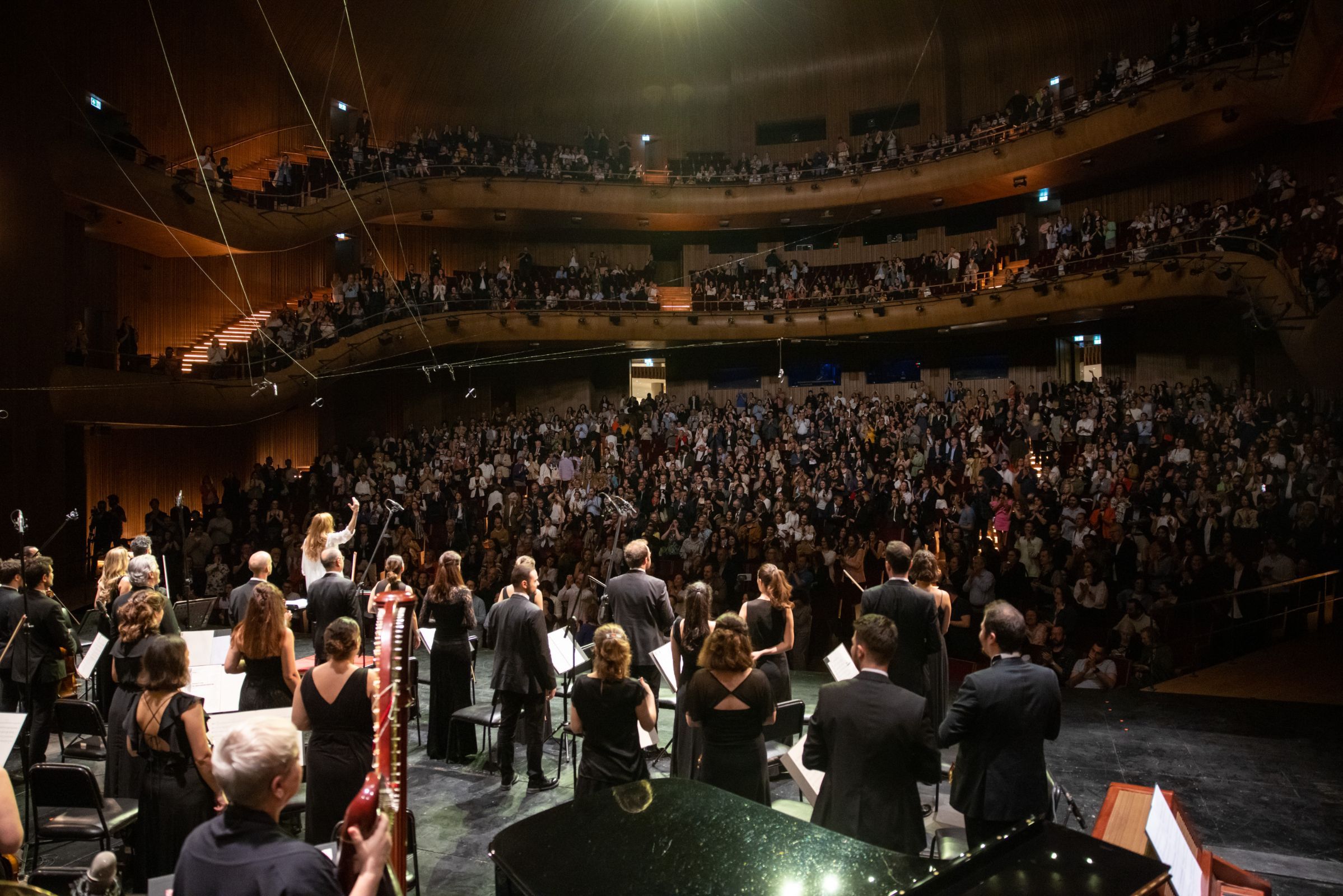 The Borusan Istanbul Philharmonic Orchestra in the Ataturk Cultural Centre &copy; Mühenna Kahveci