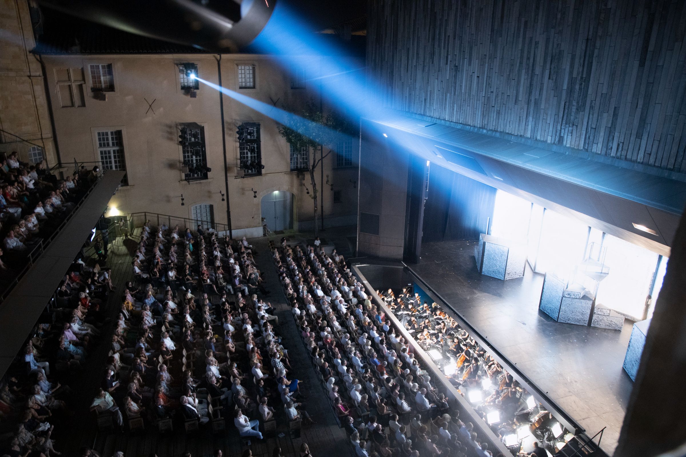 Représentation au Théâtre de l'Archevêché lors du Festival d'Aix-en-Provence &copy; Vincent Beaume