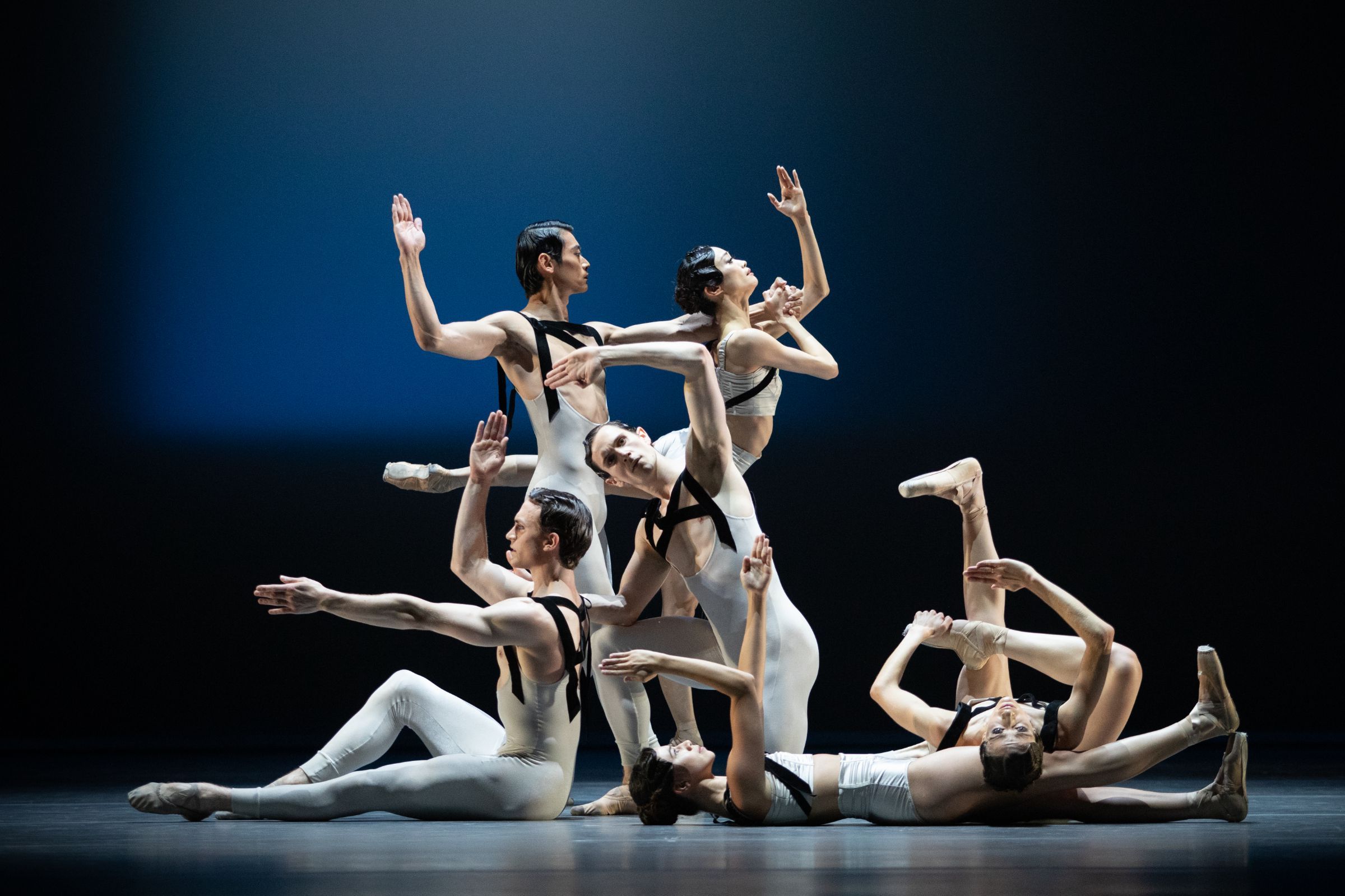 Artists of The Royal Ballet in Christopher Wheeldon's <i>Corybantic Games</i> &copy; Alice Pennefather