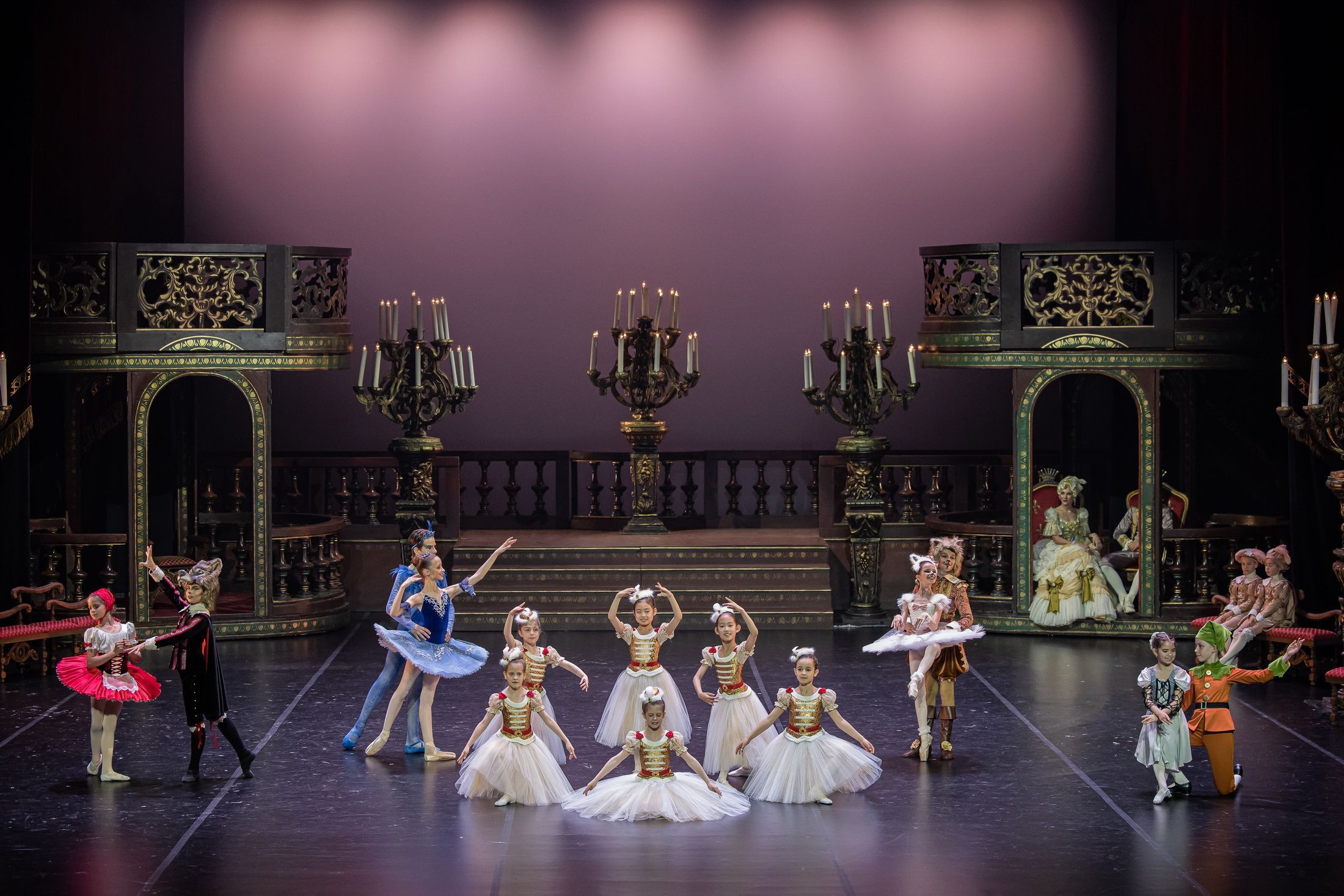 Students of the Hungarian National Ballet Institute in <i>Little Sleeping Beauty</i> &copy; Attila Nagy