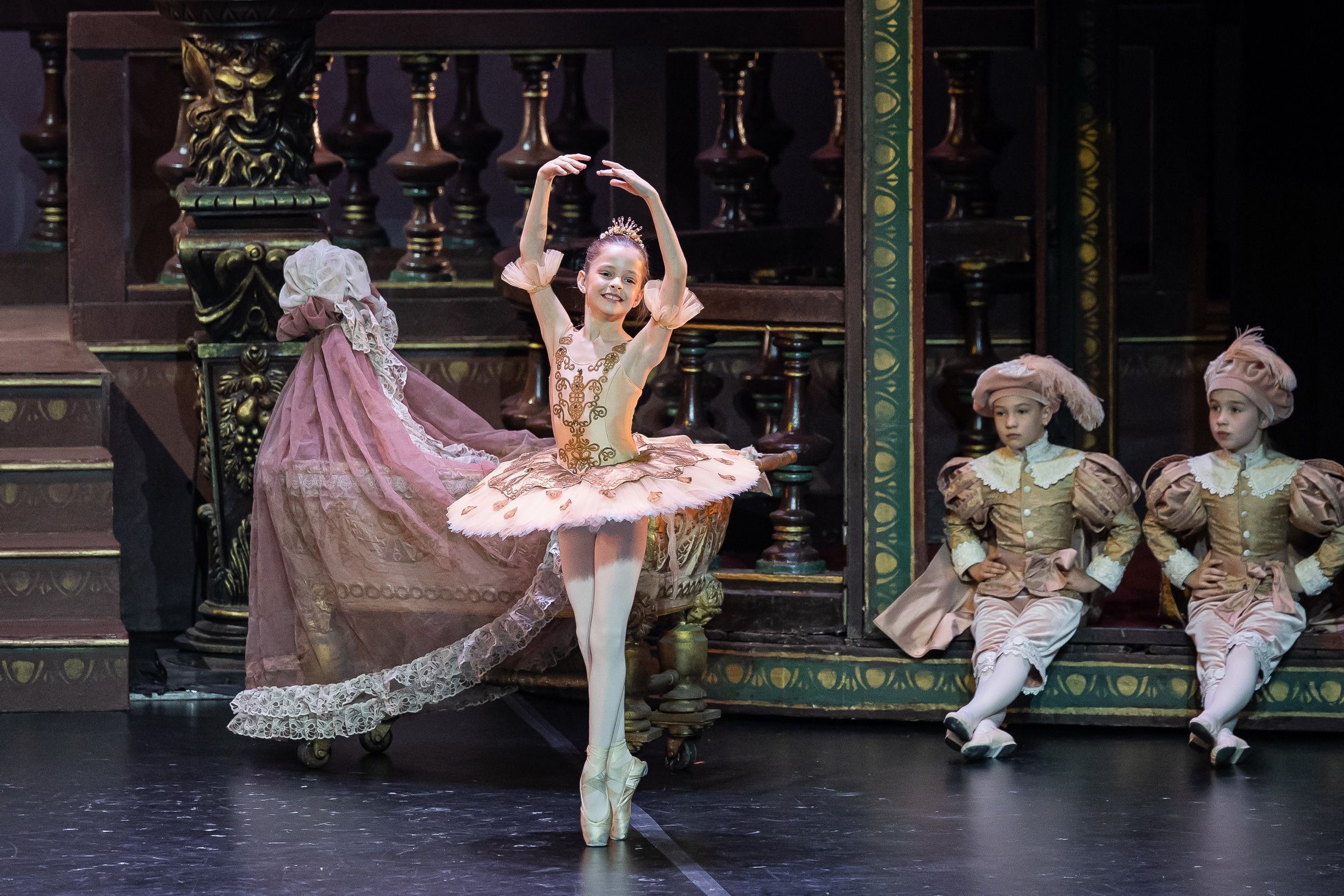 Liza Gulyás as the First Fairy in <i>Little Sleeping Beauty</i> &copy; Attila Nagy