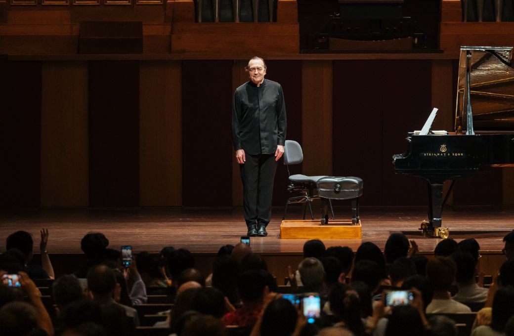 Pierre-Laurent Aimard at the Victoria Concert Hall © Nathaniel Lim | Singapore Symphony Orchestra