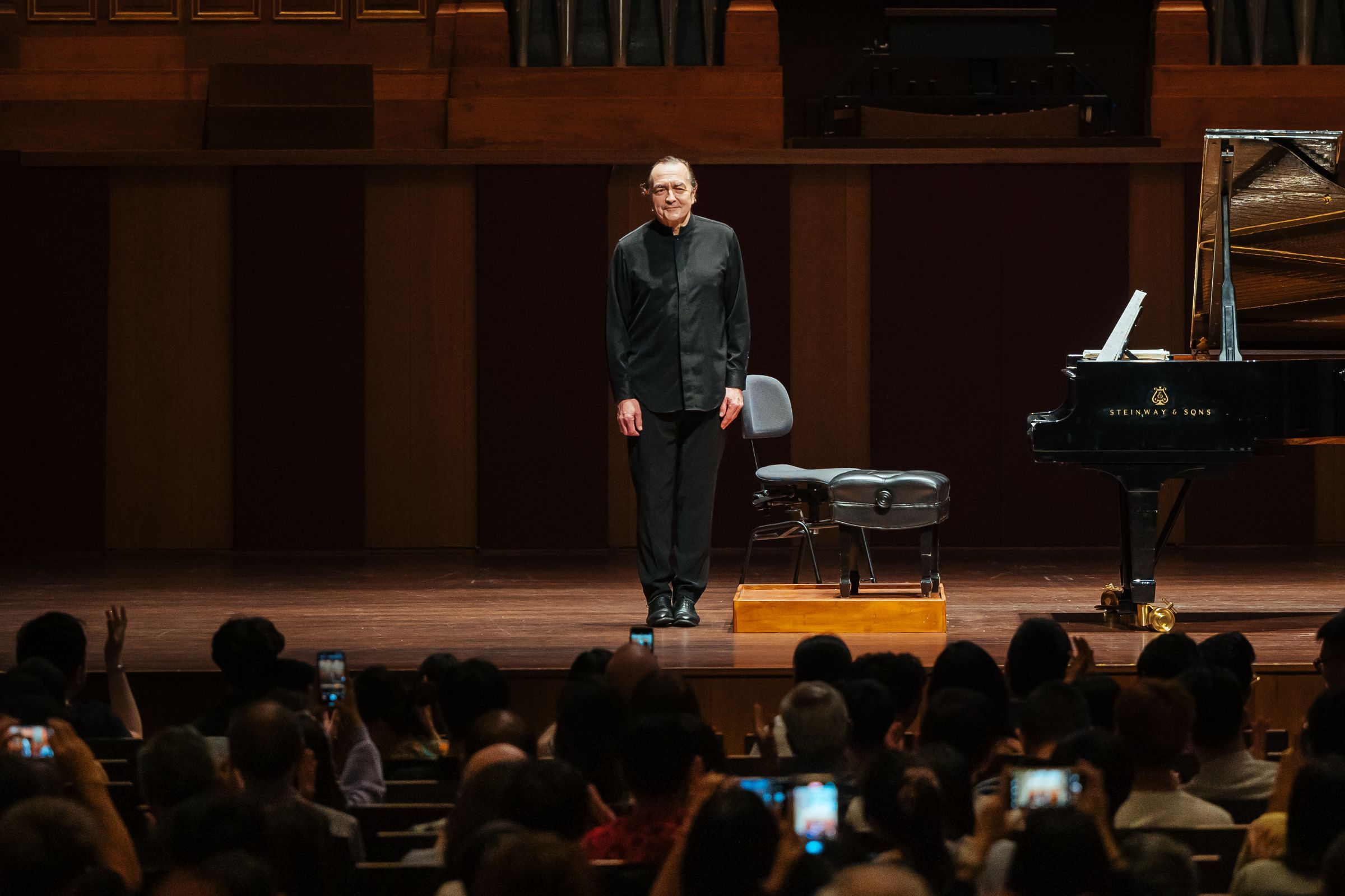 Pierre-Laurent Aimard at the Victoria Concert Hall © Nathaniel Lim | Singapore Symphony Orchestra