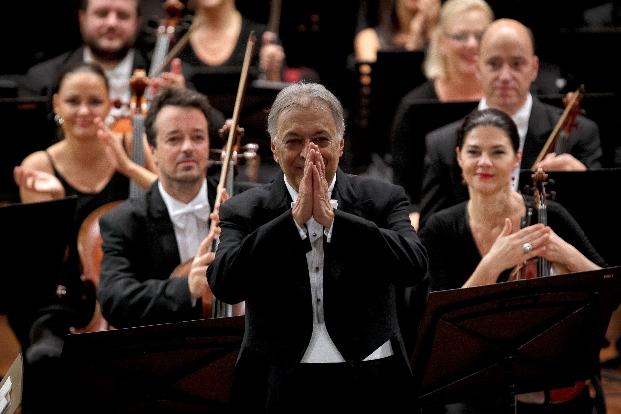 Zubin Mehta with the Belgrade Philharmonic in 2015 © Marko Djokovic | Belgrade Philharmonic