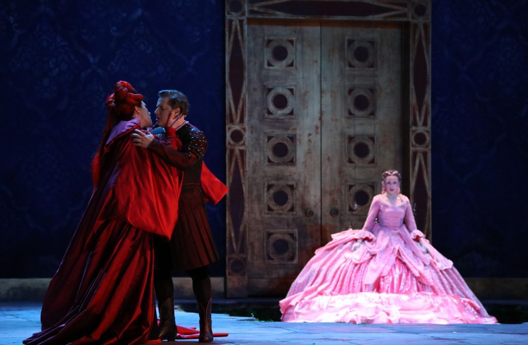 Elena Guseva (Foreign Princess), Dmitry Korchak (Prince) and Olga Bezsmertna (Rusalka) &copy; Brescia &amp; Amisano | Teatro alla Scala