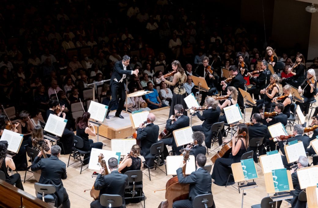 David Afkham, Janine Jansen y la Orquesta Nacional de Espa&ntilde;a &copy; OCNE