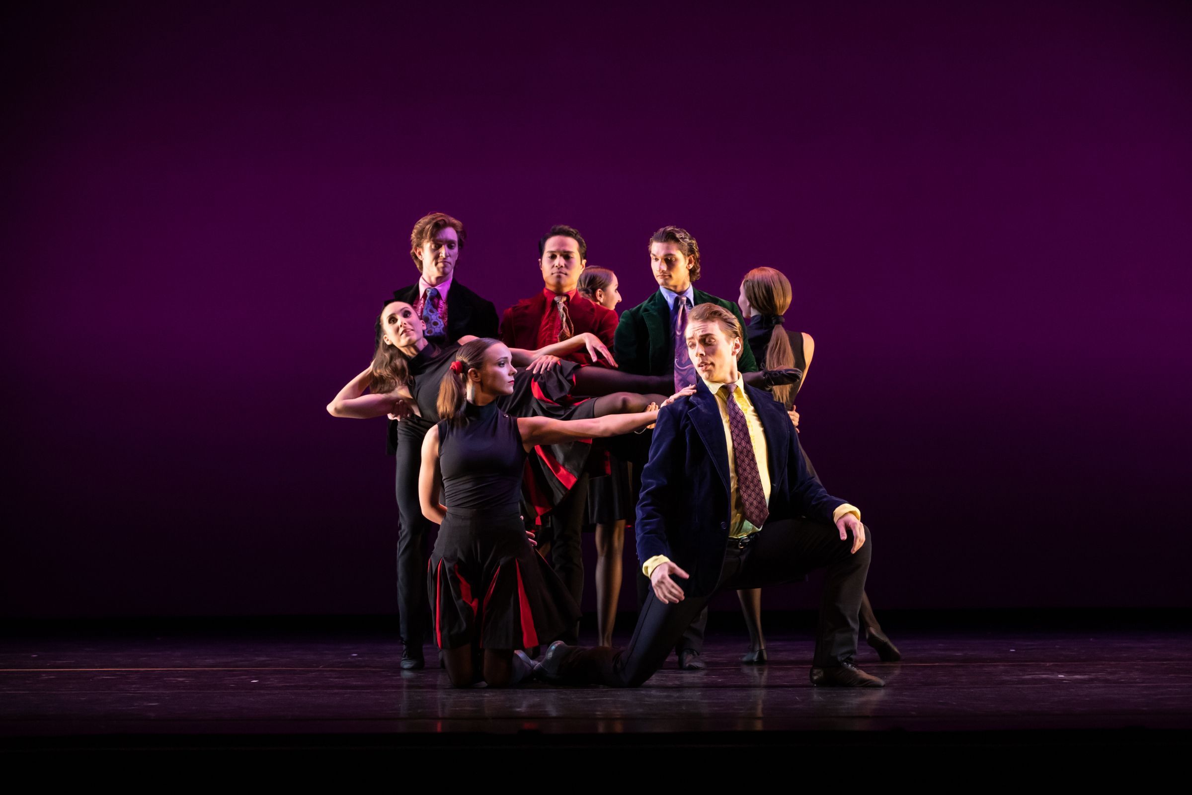 Queensland Ballet in Christopher Bruce's <i>Rooster</i> &copy; David Kelly