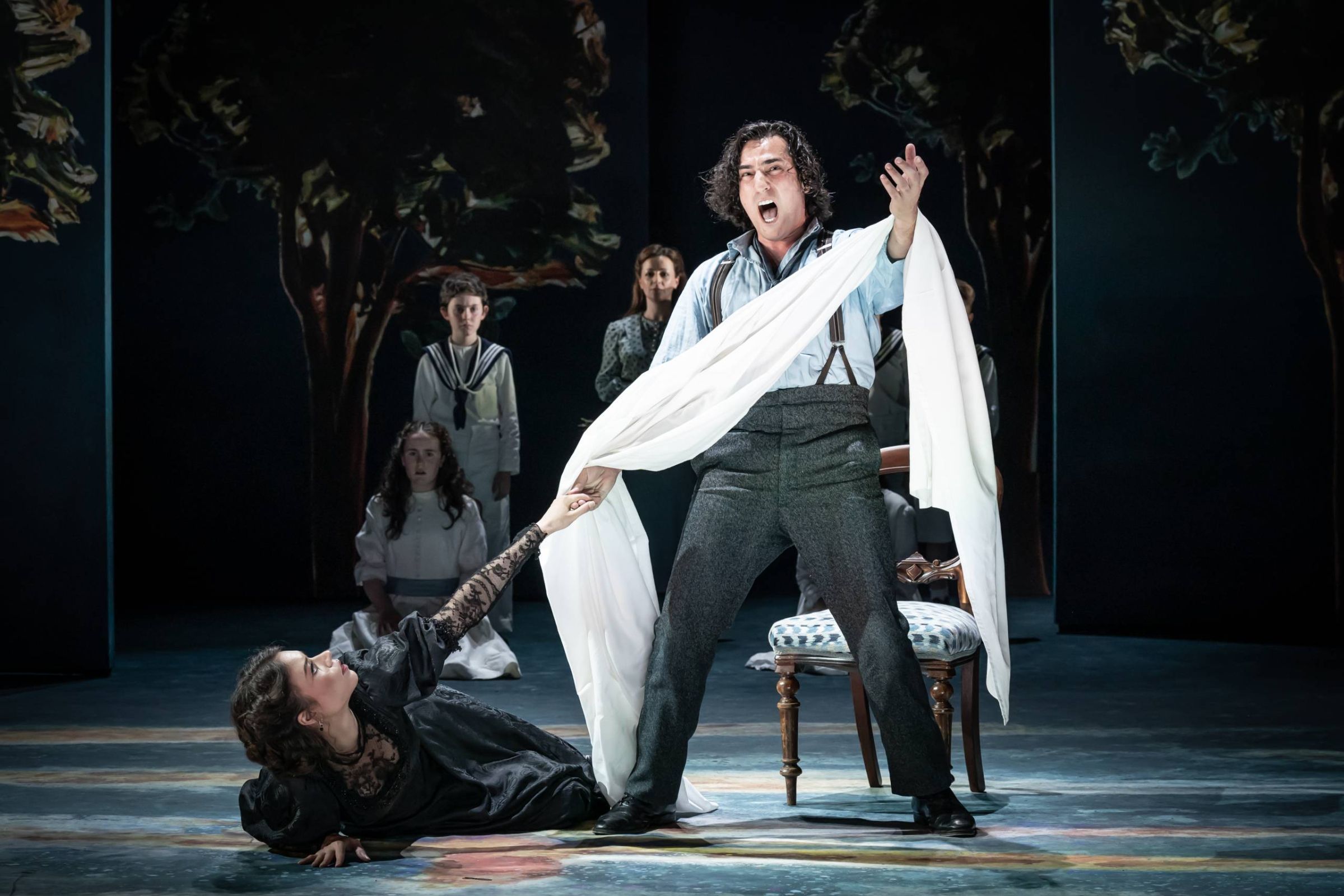 Ginger Costa-Jackson (Charlotte) and Leonardo Capalbo (Werther) &copy; Marc Brenner