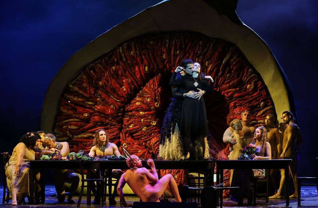 Rebecca Nelsen (Konstanze) und Murat Seven (Bassa Selim) &copy; Barbara Pálffy | Volksoper Wien