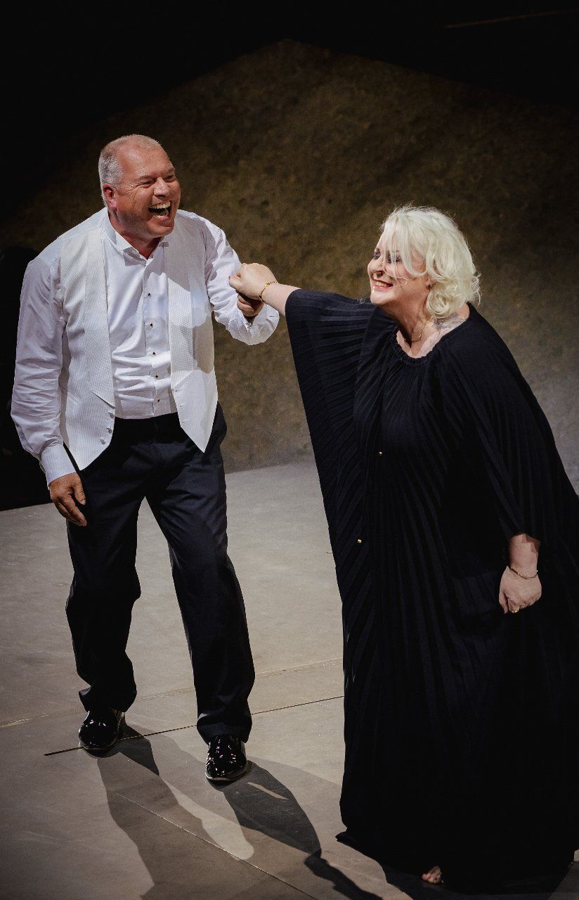 Stefan Vinke (Siegfried) and Irène Theorin (Brünnhilde) &copy; Szilvia Csibi | Müpa, Budapest