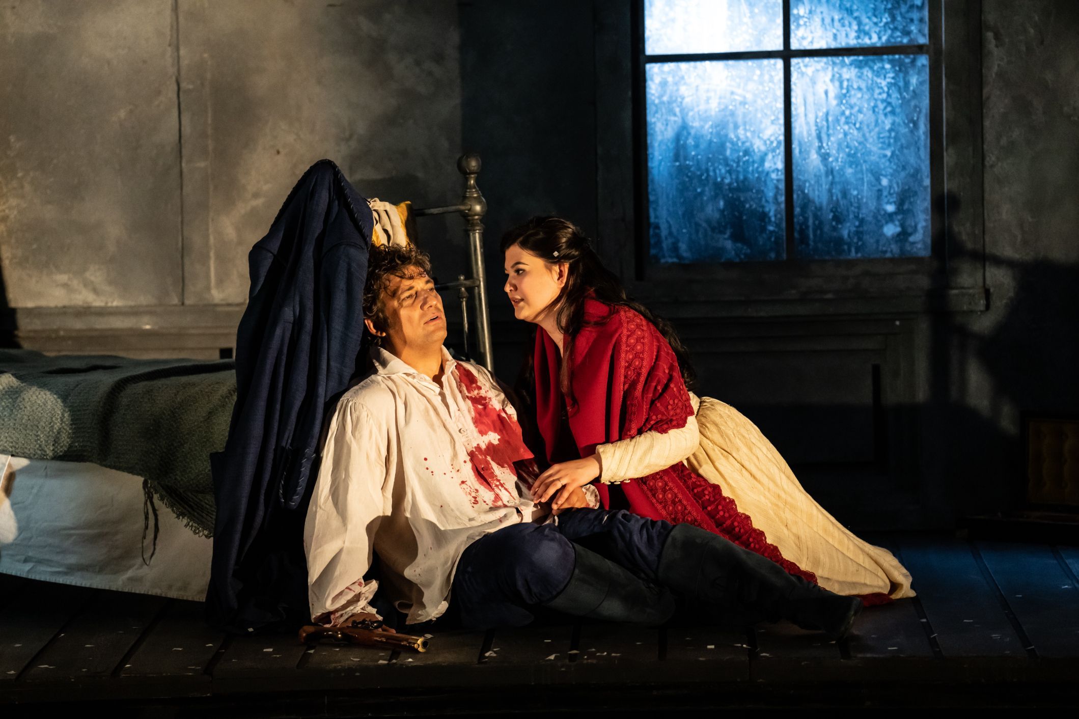 Jonas Kaufmann (Werther) and Aigul Akhmetshina (Charlotte) © ROH | Bill Cooper