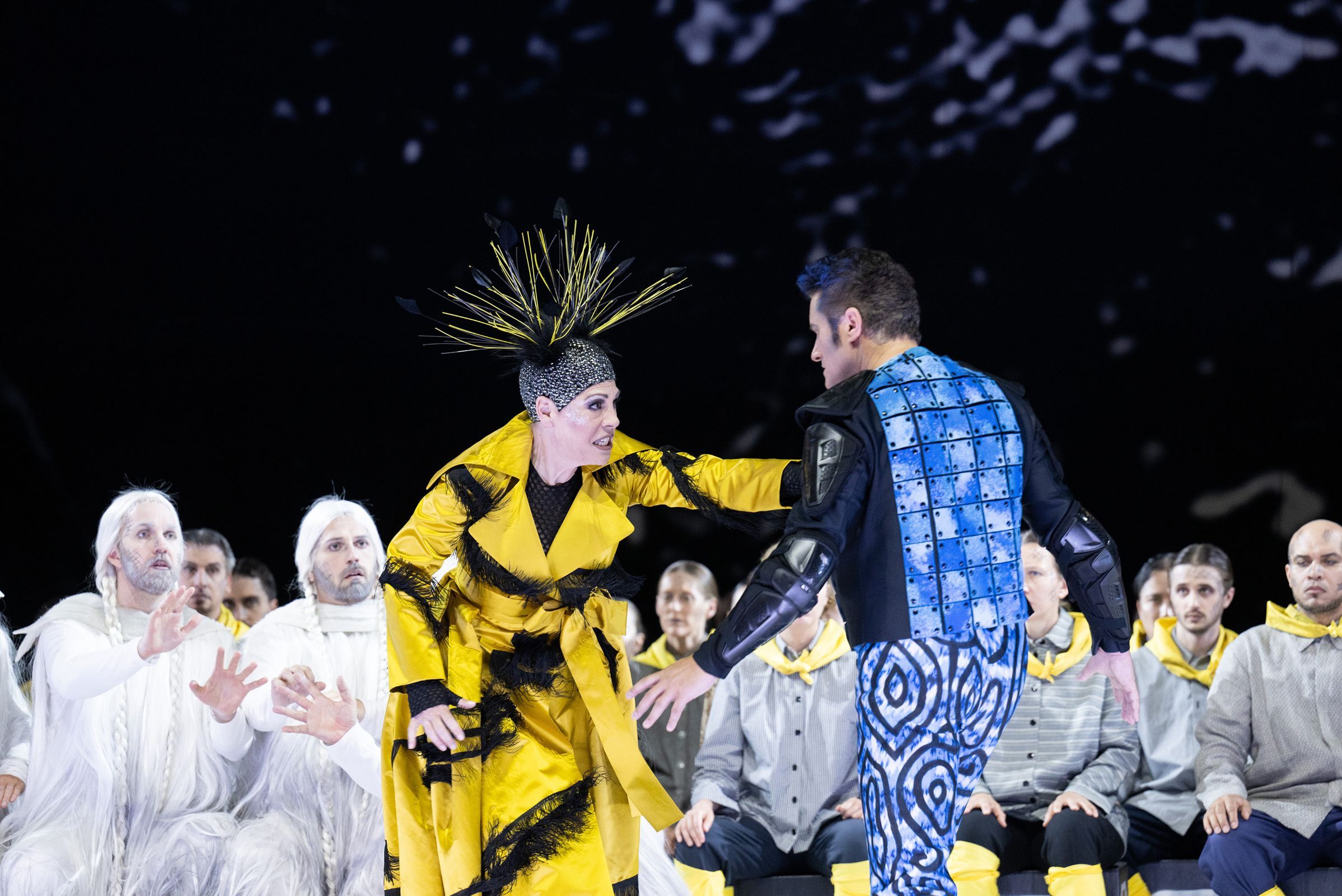 Sondra Radvanovsky (Turandot) und Piotr Beczała (Calaf) &copy; Monika Rittershaus