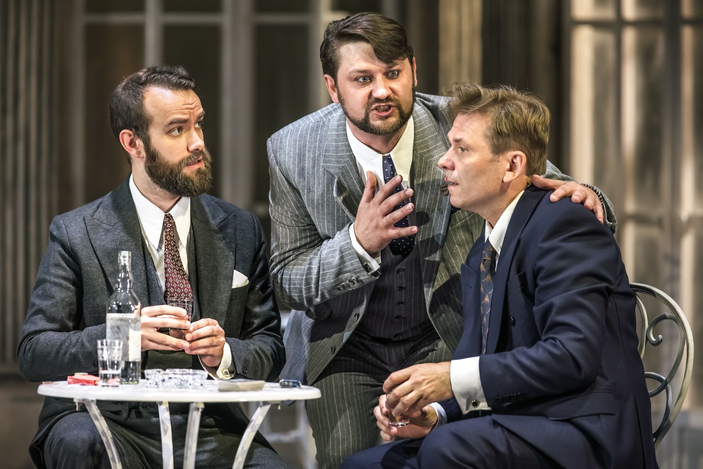Edwin Kaye (Surin), Andrei Kymach (Tomsky) and Alexey Dolgov (Chekalinsky) © Craig Fuller