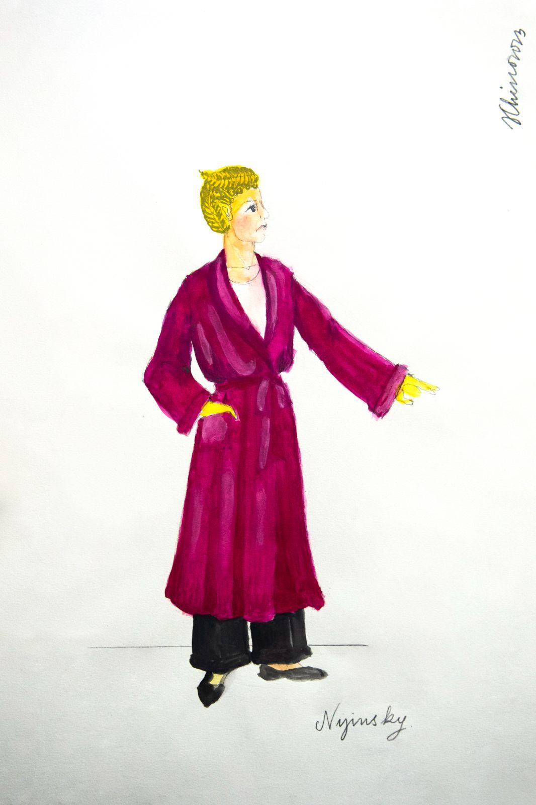 Design of Nijinsky for Avatâra Ayuso's <i>Nijinska, Secreto de la Vanguardia</i> © Jorge "Chino" Gonzalez