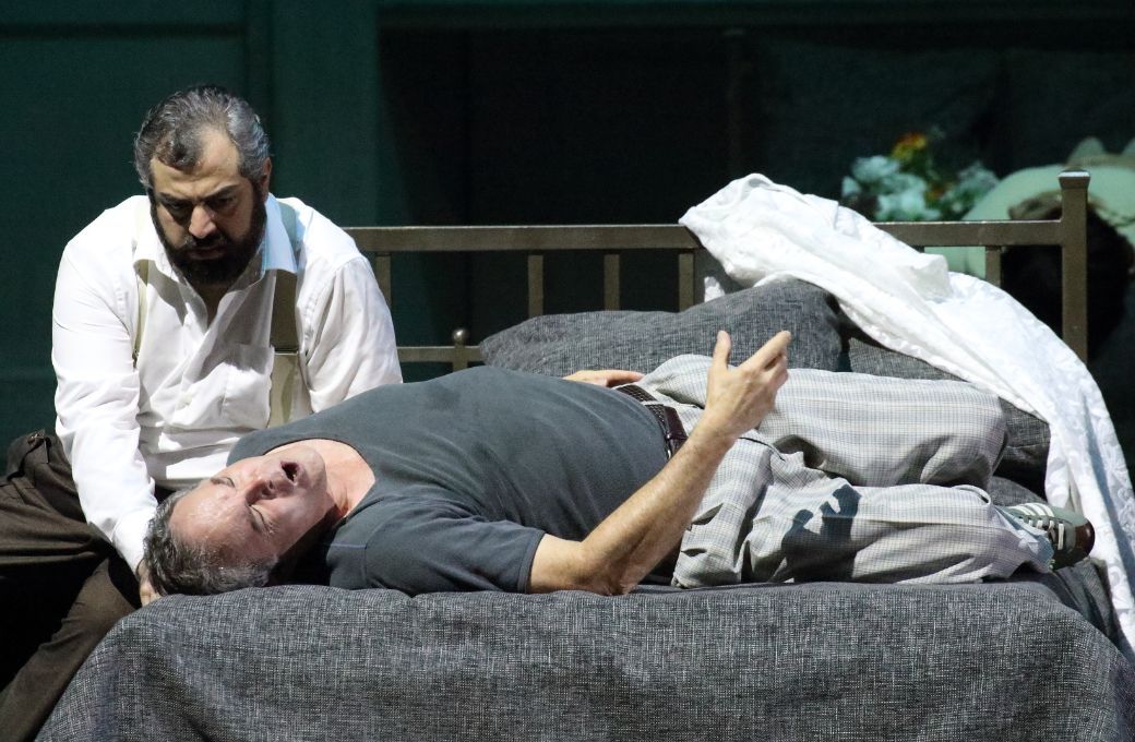 Arsen Soghomonyan (Otello) und Gerald Finley (Jago) &copy; Wilfried H&ouml;sl
