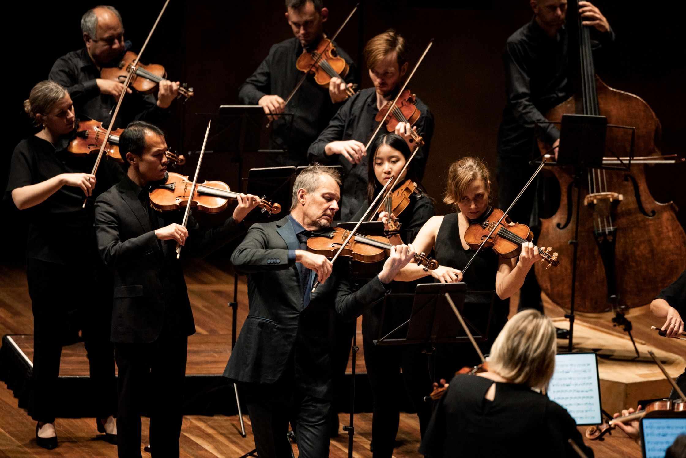 Richard Tognetti directs the Australian Chamber Orchestra © Charlie Kinross