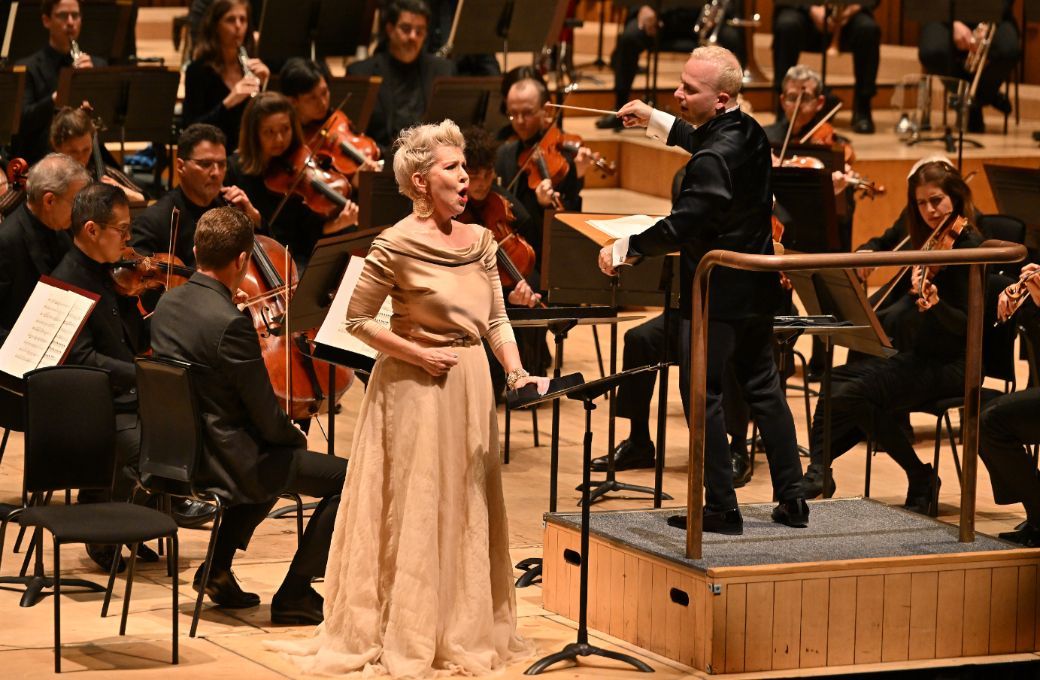 Joyce DiDonato, Yannick Nézet-Séguin and the Met Orchestra © Mark Allan | Barbican