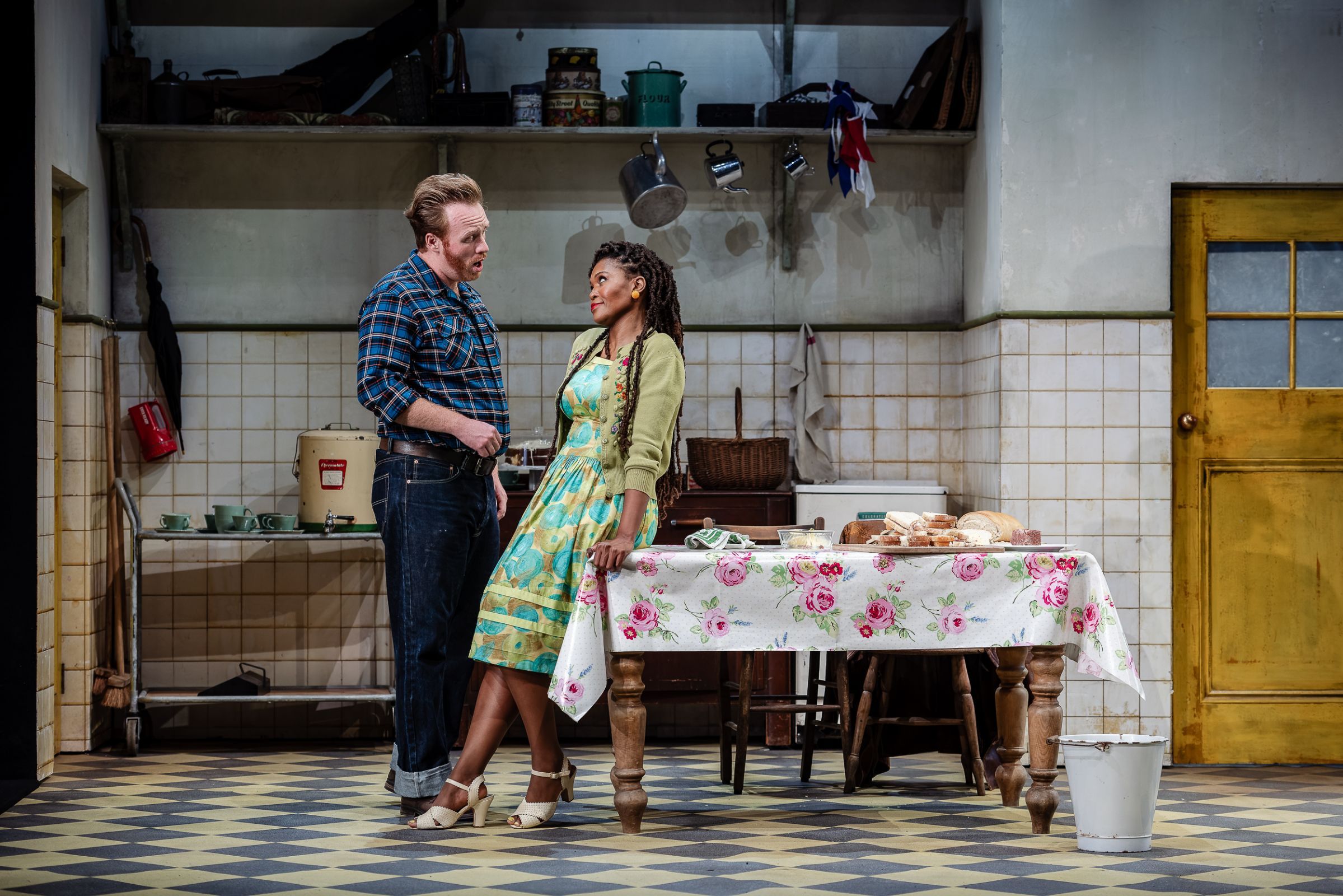 Oliver Johnston (Jeník) and Pumeza Matshikiza (Mařenka) &copy; Julian Guidera