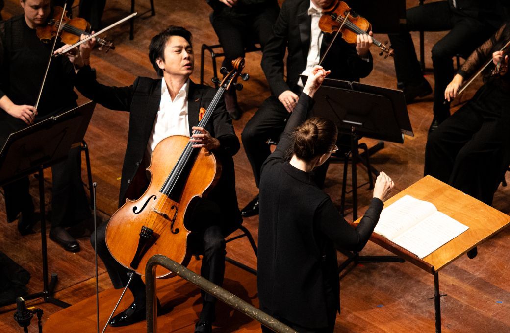 Li-Wei Qin, Elena Schwarz and the West Australian Symphony Orchestra &copy; Linda Dunjey