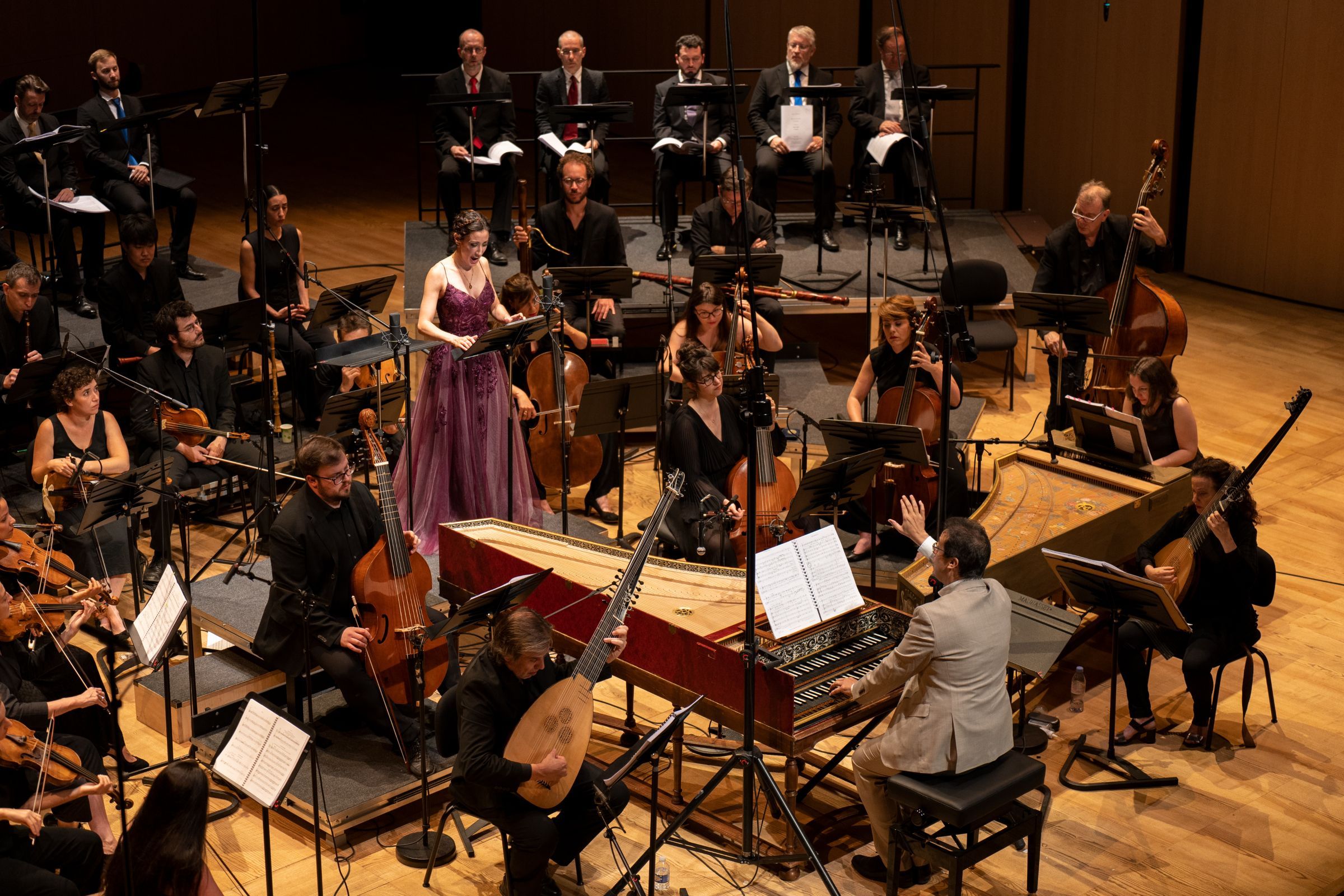 Marie Lys und Leonardo García Alarcón mit der Cappella Mediterranea &copy; Bastien Lansbergen