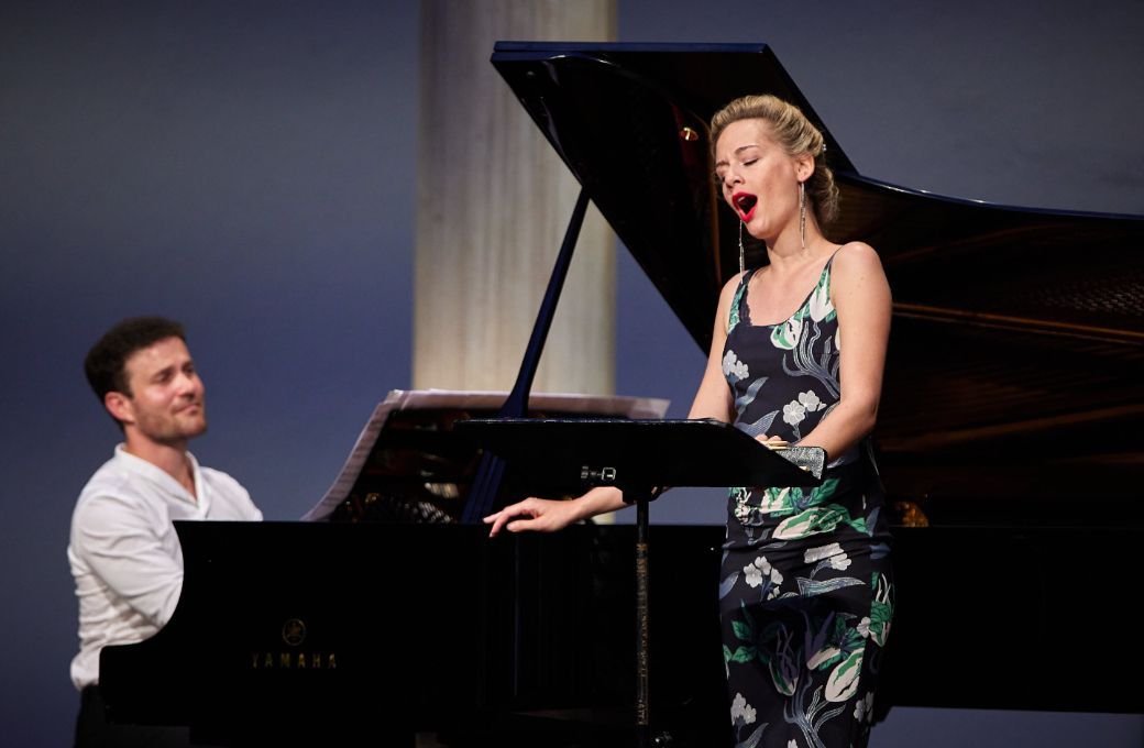 Ammiel Bushakevitz y Anna Lucia Richter en el Patio de los M&aacute;rmoles &copy; Ferm&iacute;n Rodr&iacute;guez | Festival de Granada