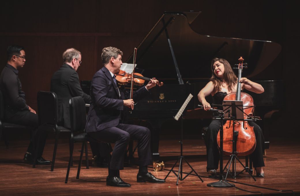Steven Osborne, James Ehnes and Alisa Weilerstein &copy; Jenna Poppe