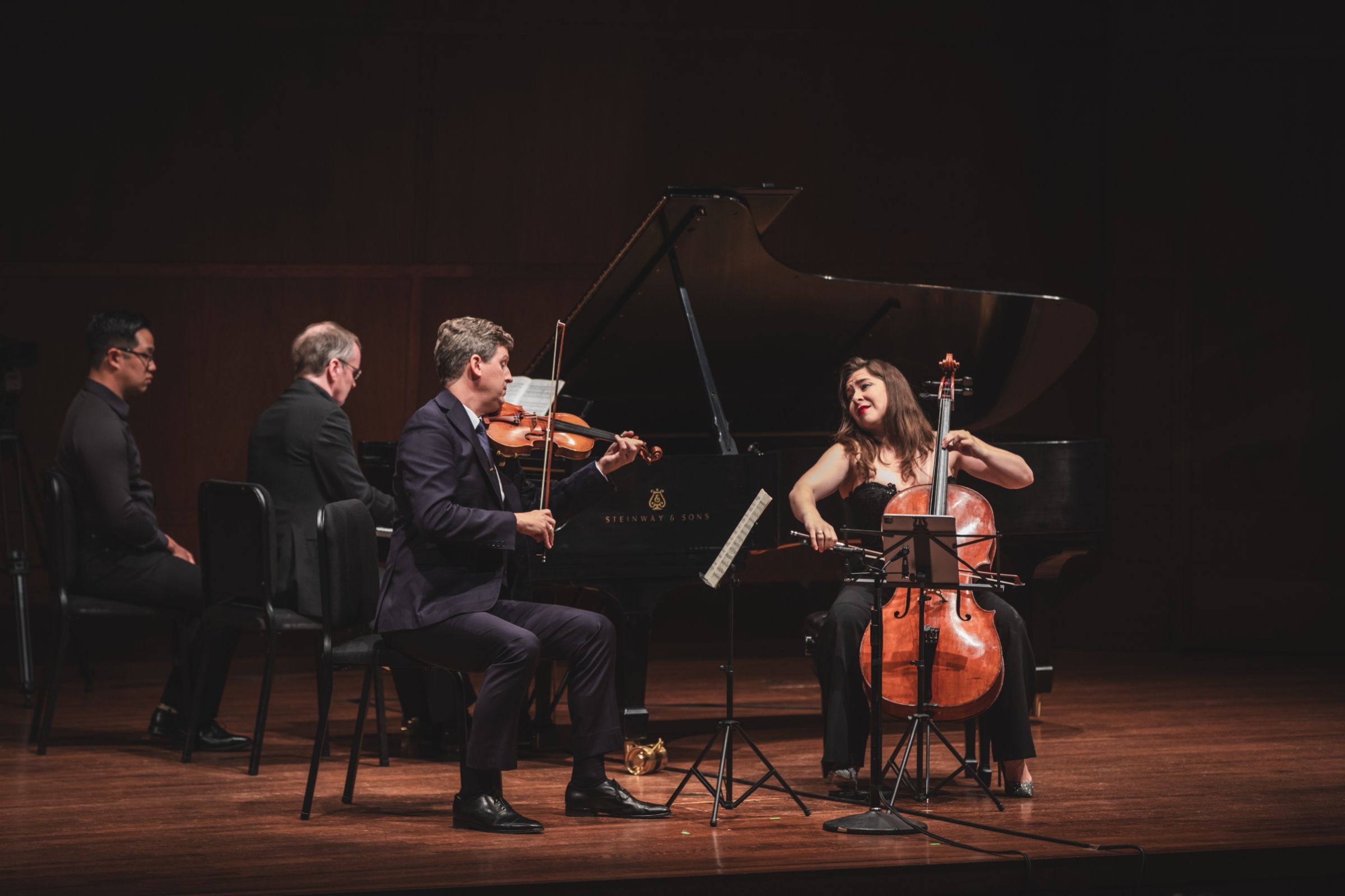 Steven Osborne, James Ehnes and Alisa Weilerstein &copy; Jenna Poppe