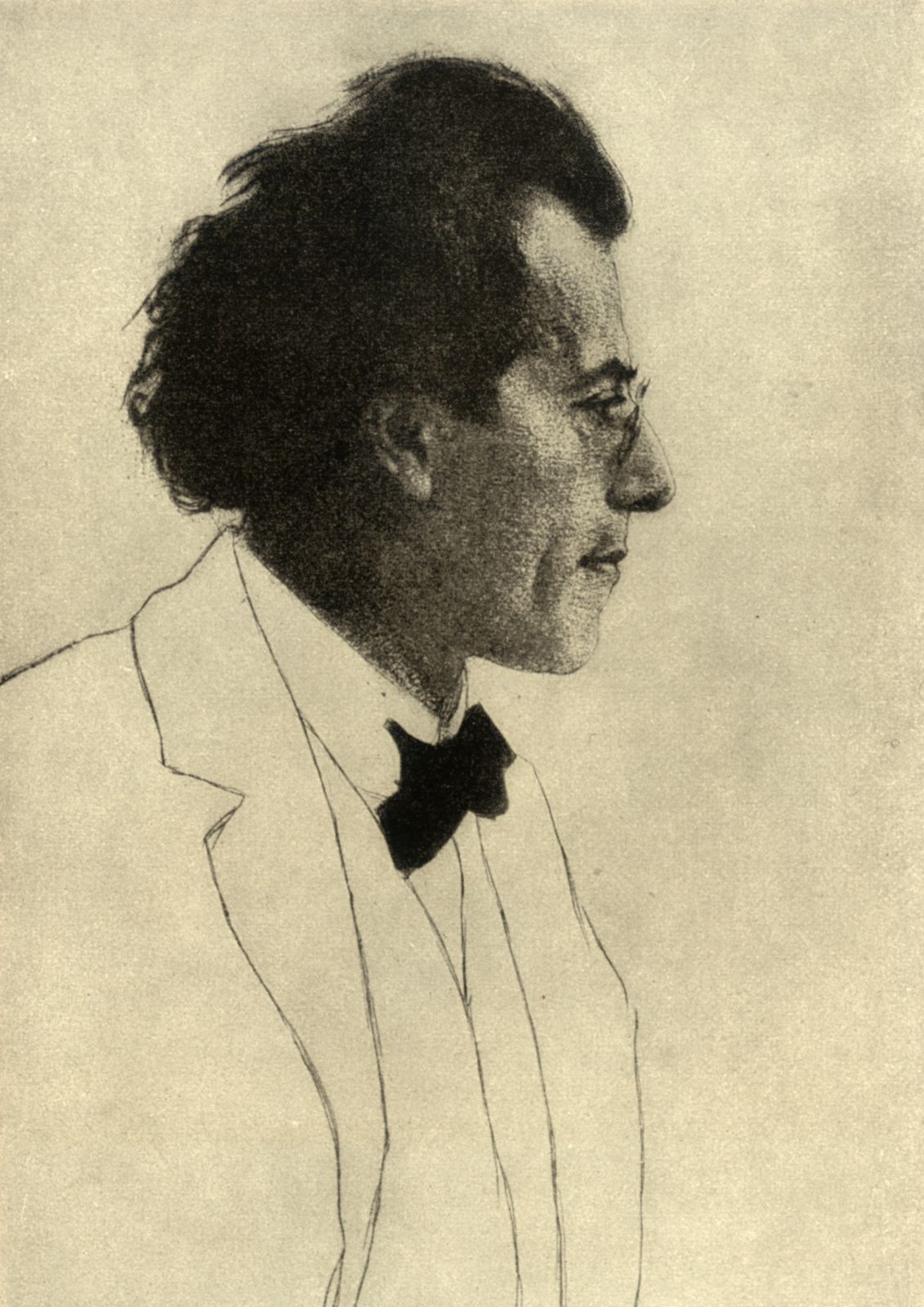 Gustav Mahler by Emil Orlik (1902) © Public domain