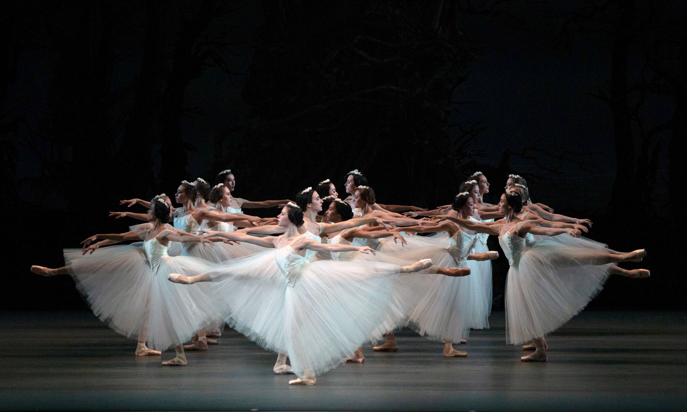 The Wilis in Act 2 of Kevin McKenzie's <i>Giselle</i> © Rosalie O'Connor