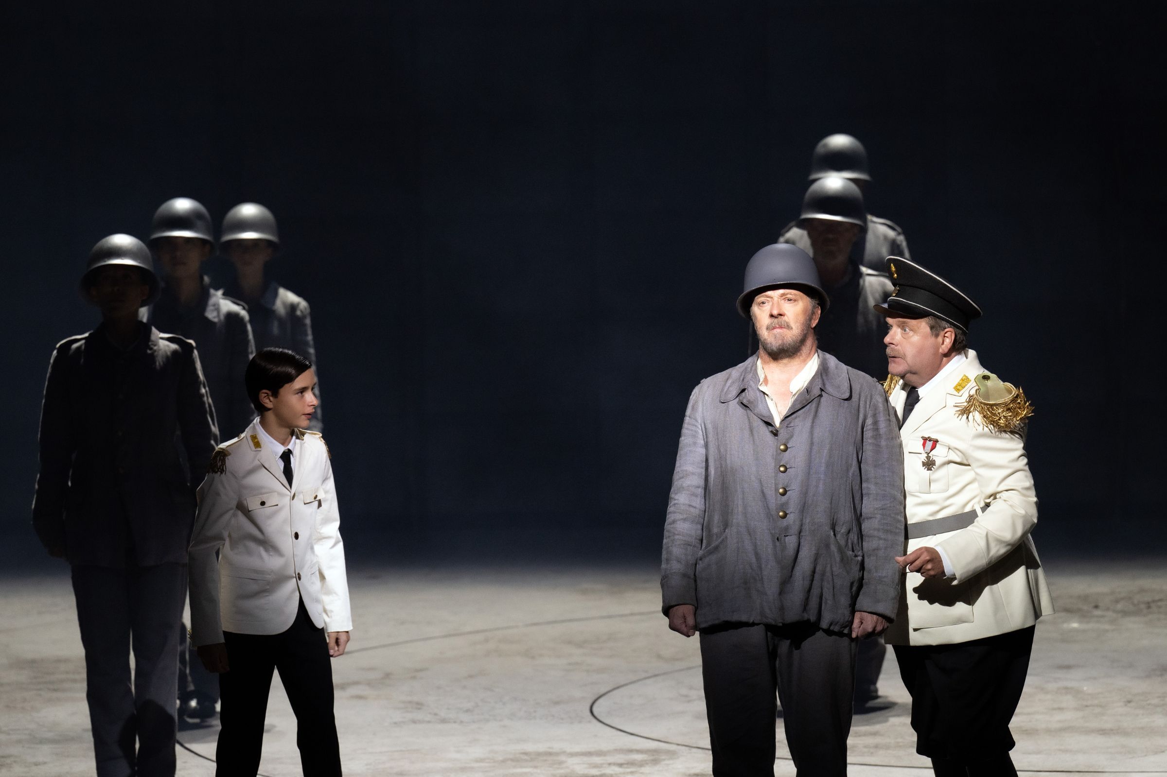 Christian Gerhaher (Wozzeck) and Peter Hoare (Captain) © Monika Rittershaus